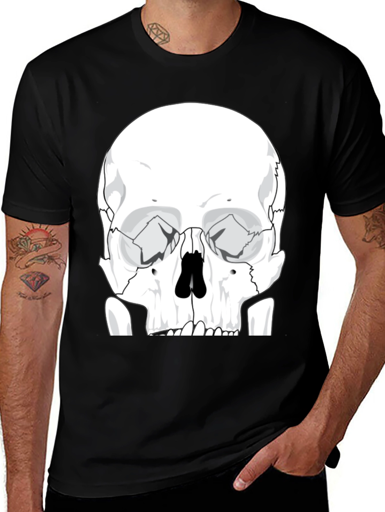 Skull Graphic Black T-Shirt