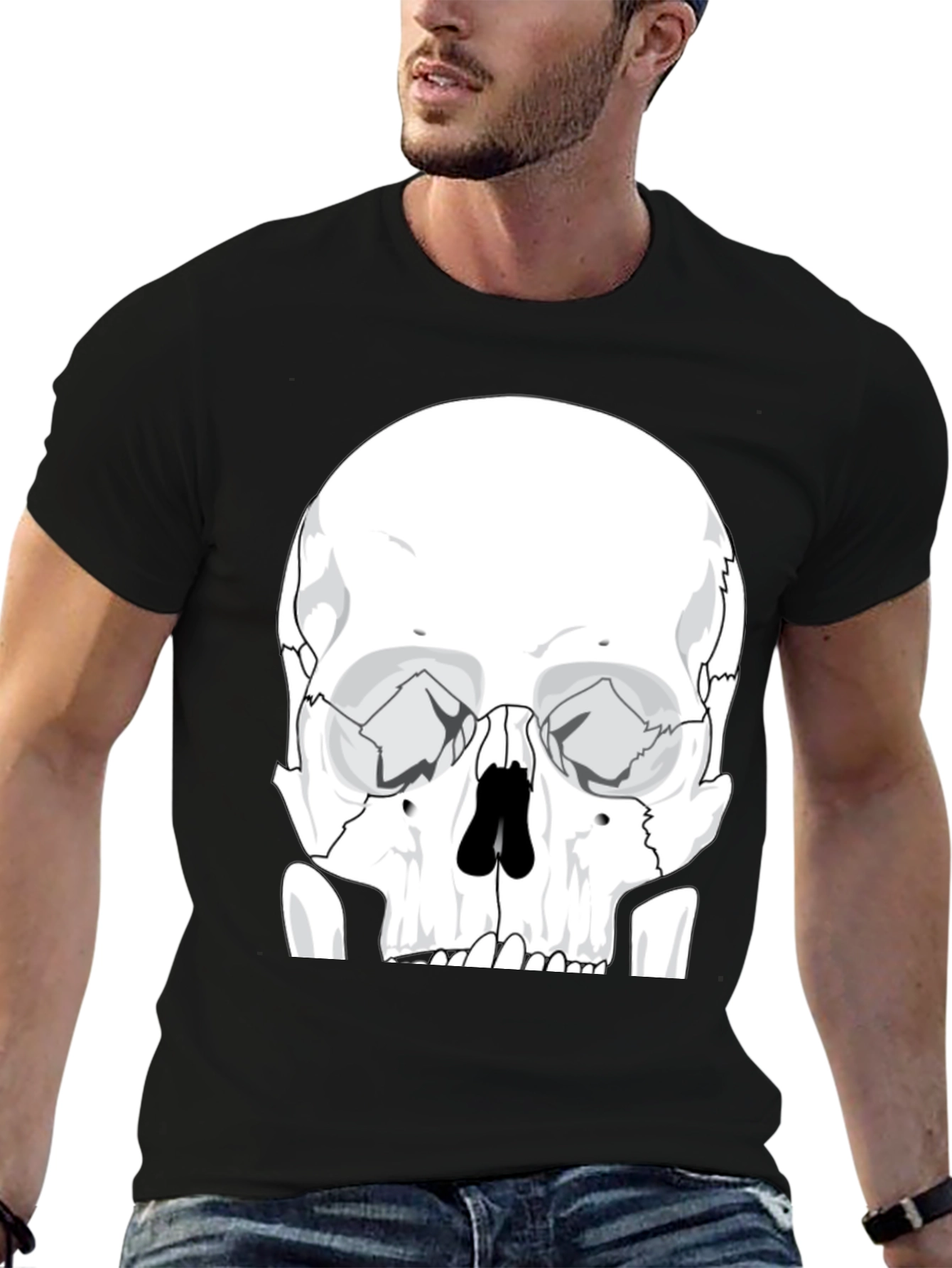 Skull Graphic Black T-Shirt