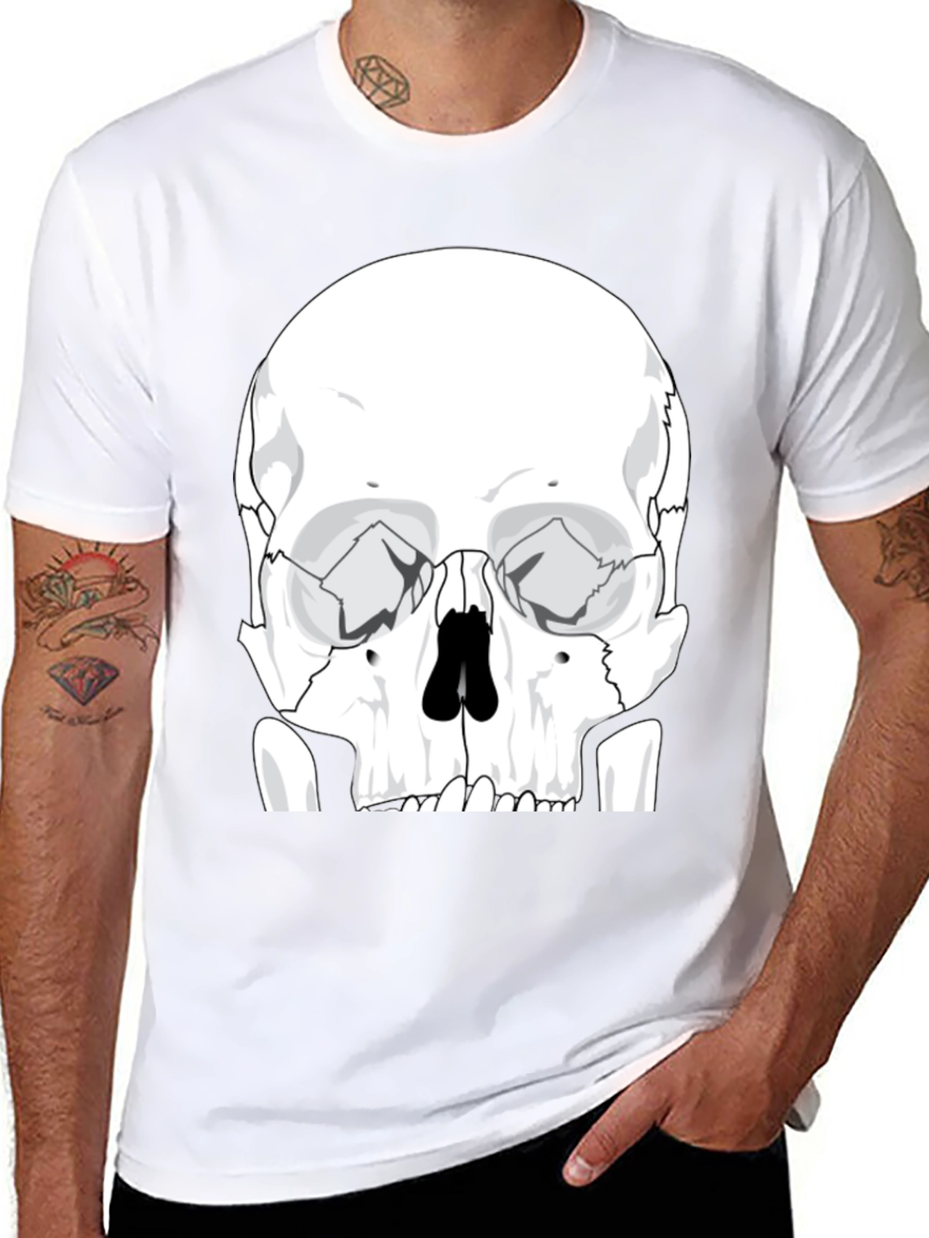 Skull Graphic Black T-Shirt