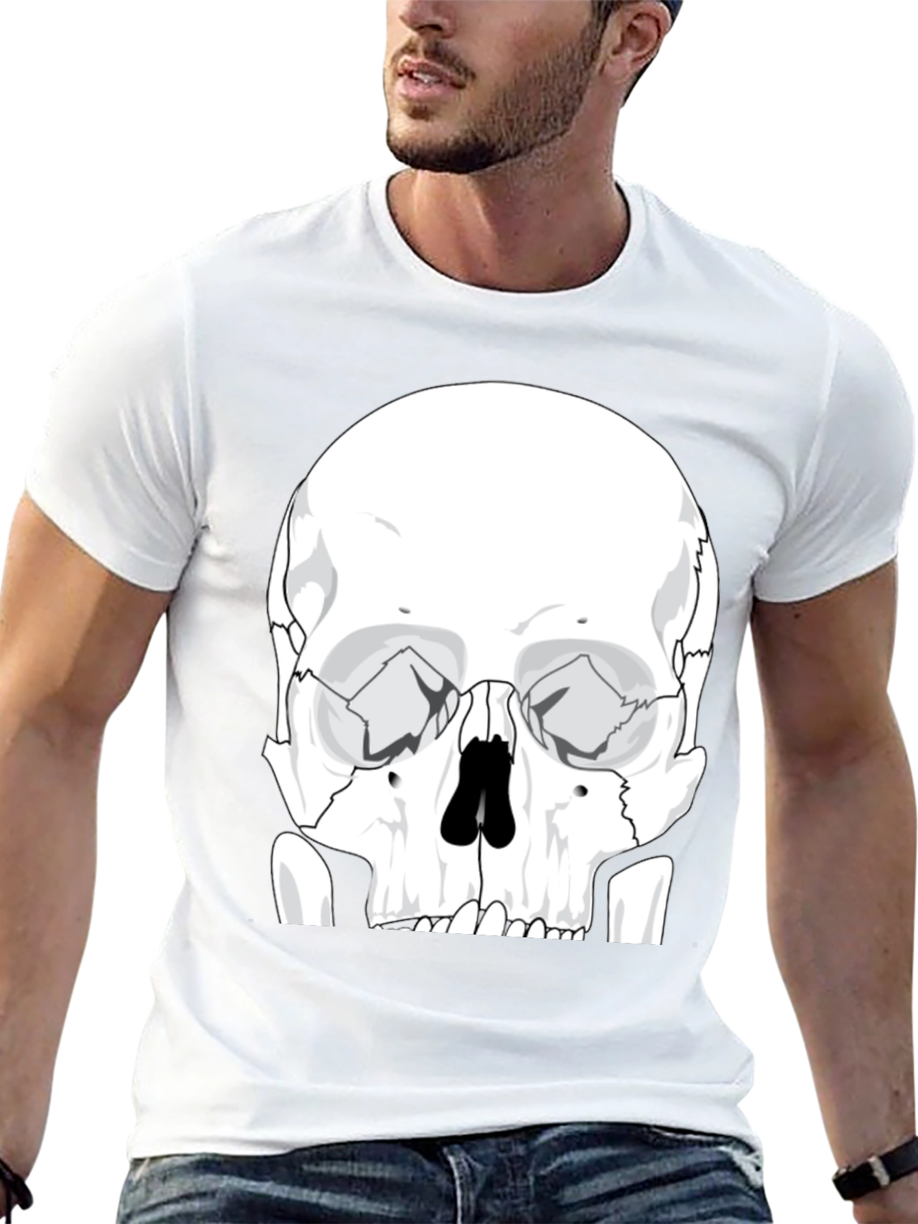 Skull Graphic Black T-Shirt