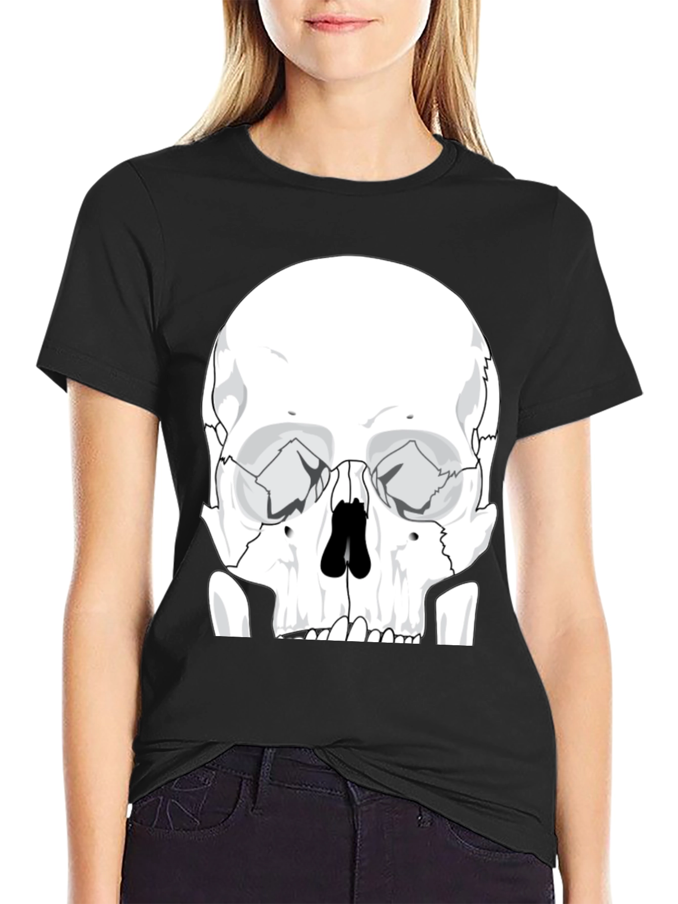 Skull Graphic Black T-Shirt