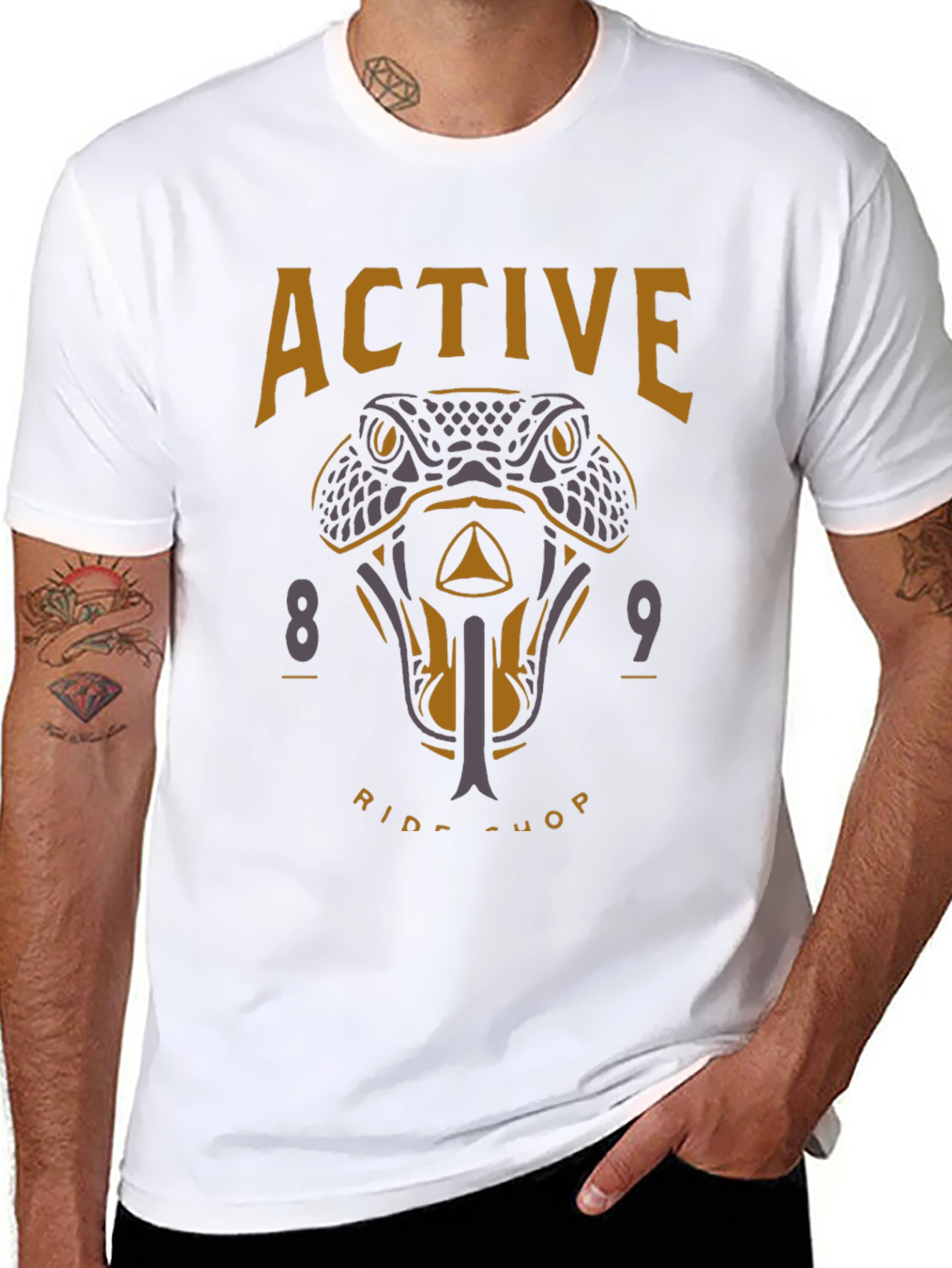 Active Ride Shop Snake Graphic Tee