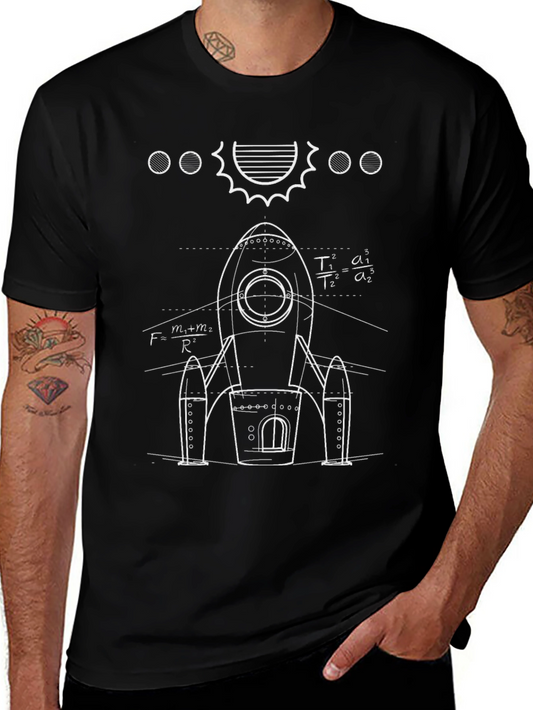 Rocket Science Graphic T-Shirt - Space Exploration Tee