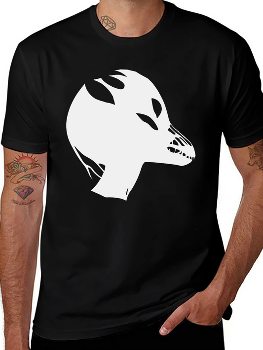 Abstract Creature Graphic Tee - Black