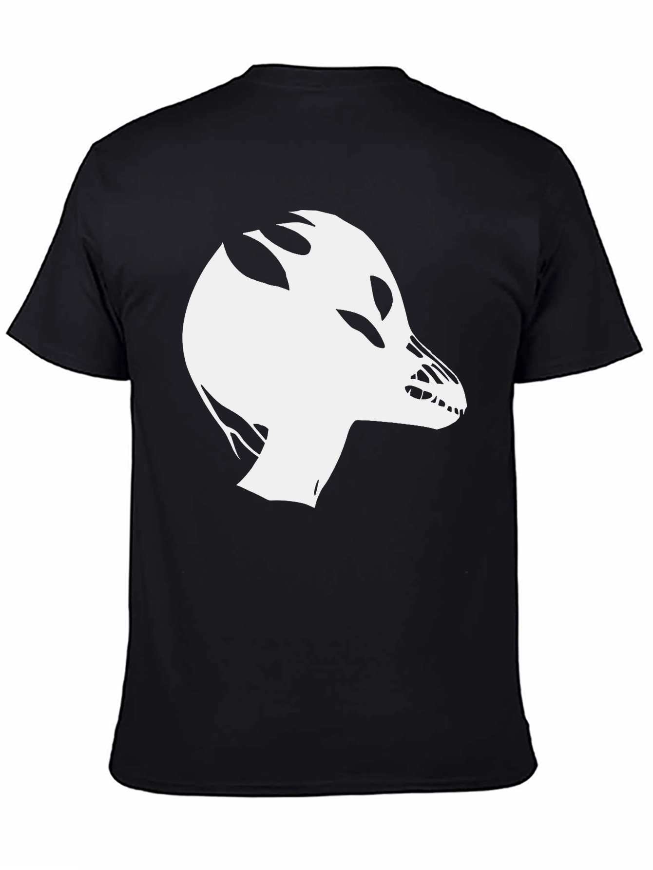 Abstract Creature Graphic Tee - Black