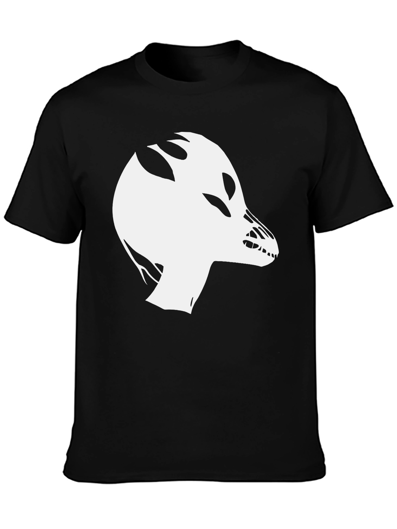 Abstract Creature Graphic Tee - Black