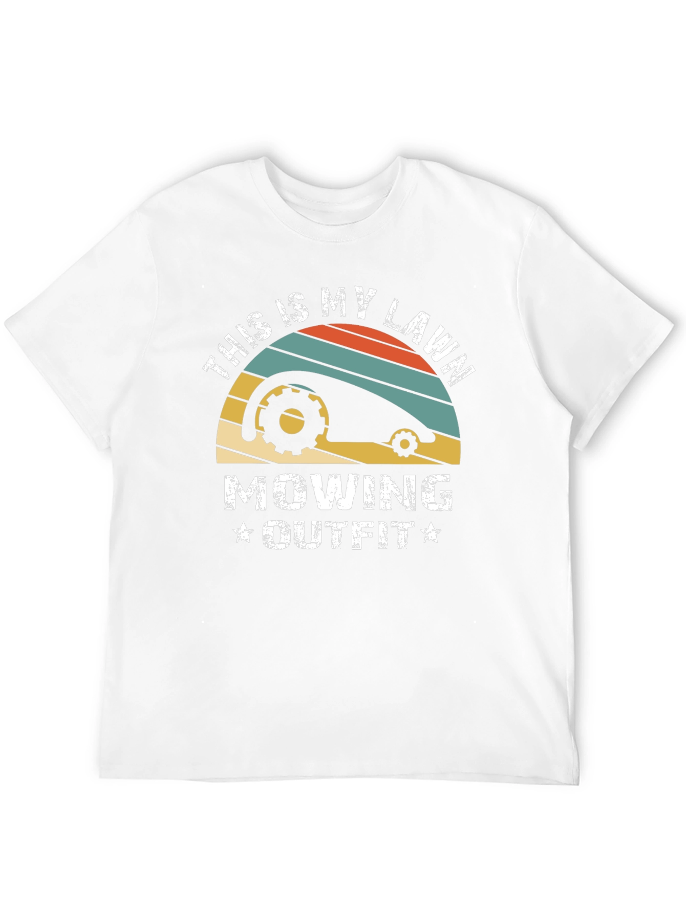 Lawn Mowing Outfit T-Shirt: Perfect for Gardening Enthusiasts