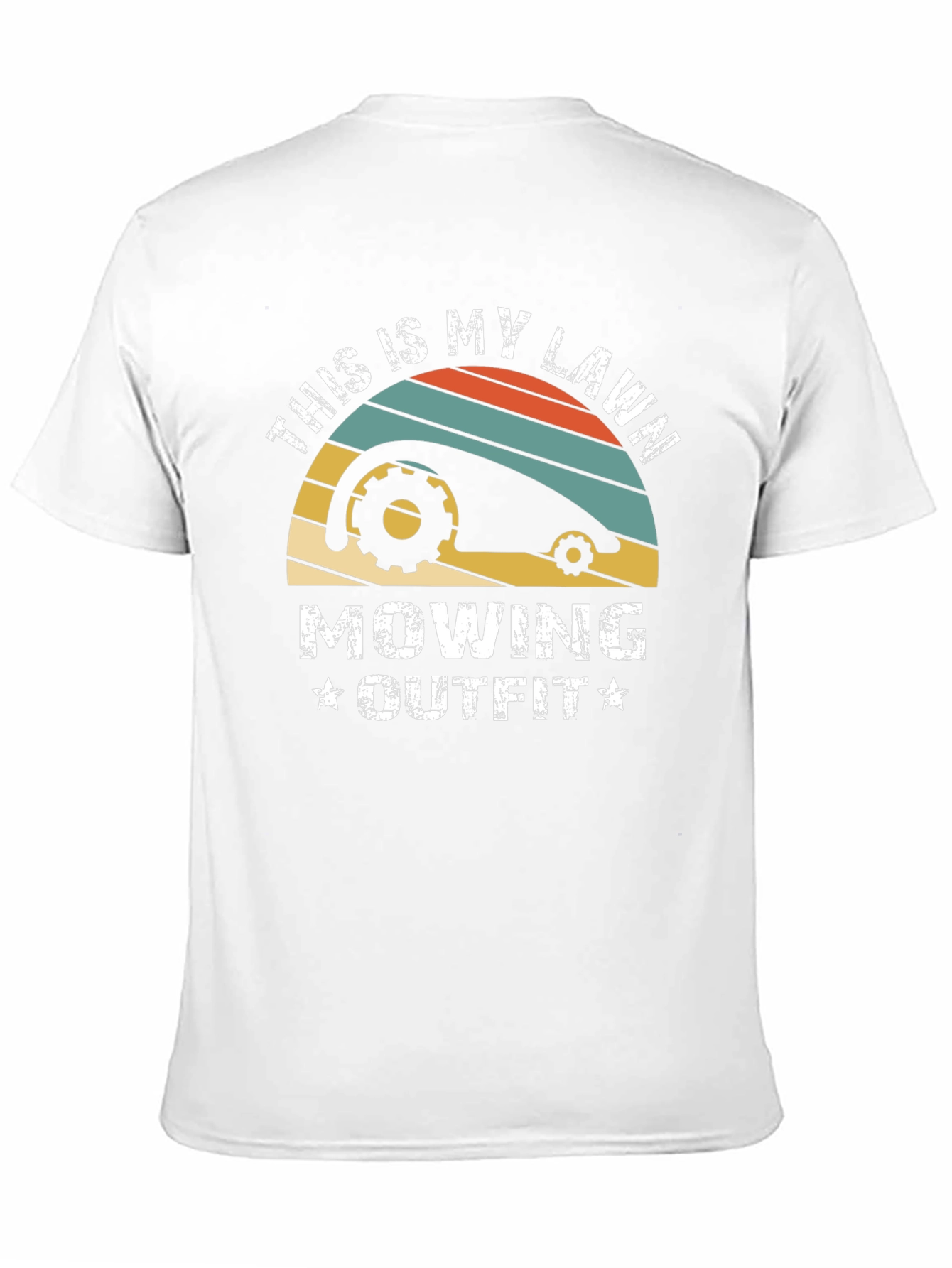 Lawn Mowing Outfit T-Shirt: Perfect for Gardening Enthusiasts