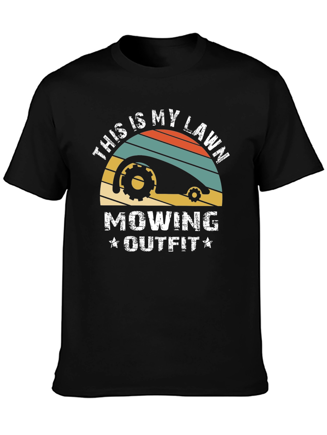 Lawn Mowing Outfit T-Shirt: Perfect for Gardening Enthusiasts