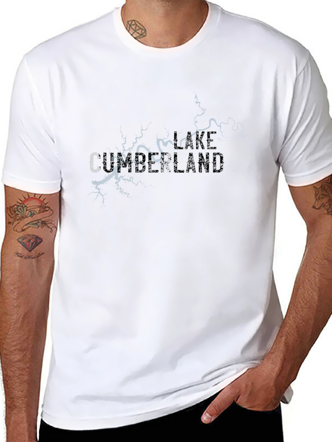 Lake Cumberland T-Shirt - Black Graphic Tee