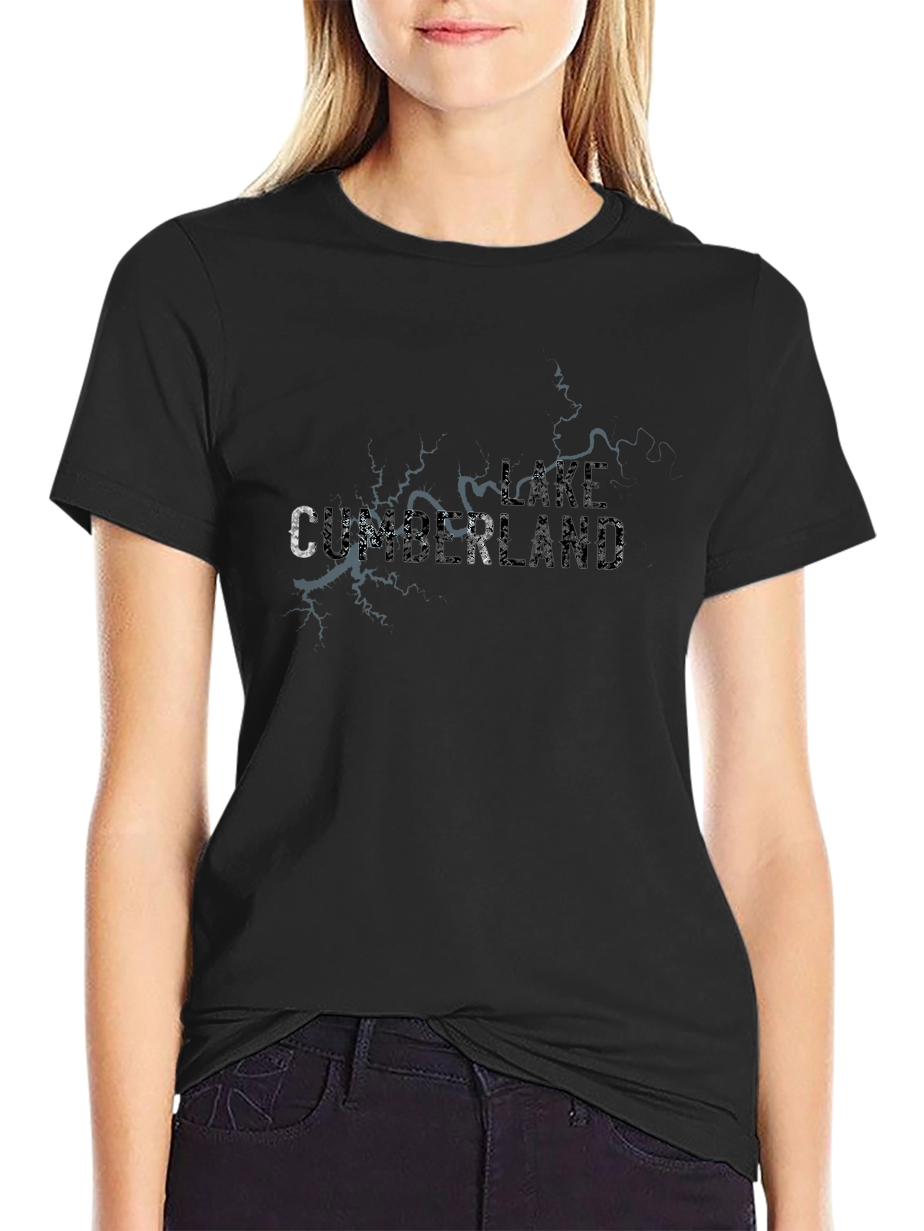 Lake Cumberland T-Shirt - Black Graphic Tee