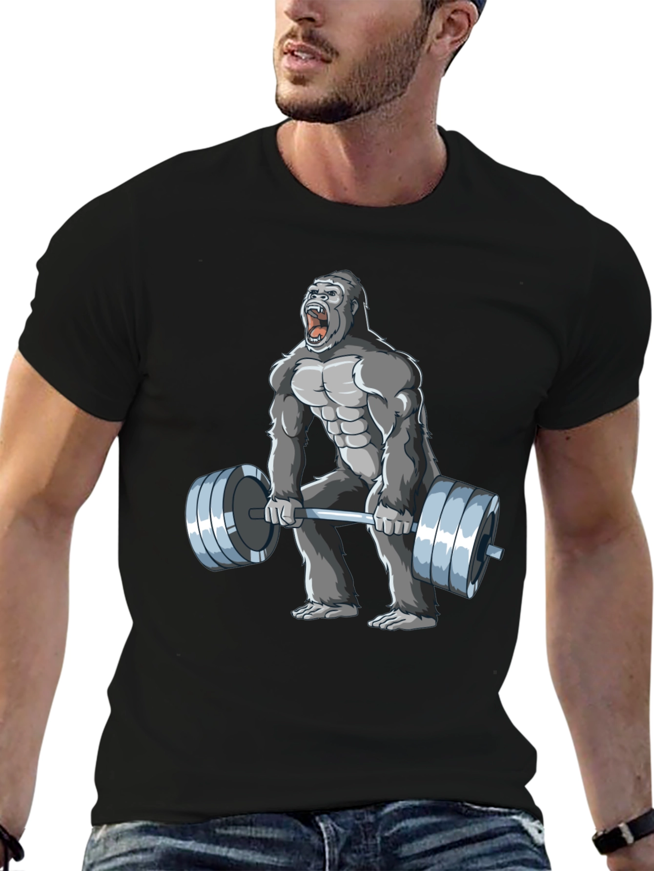 Gorilla Gym T-Shirt - Black