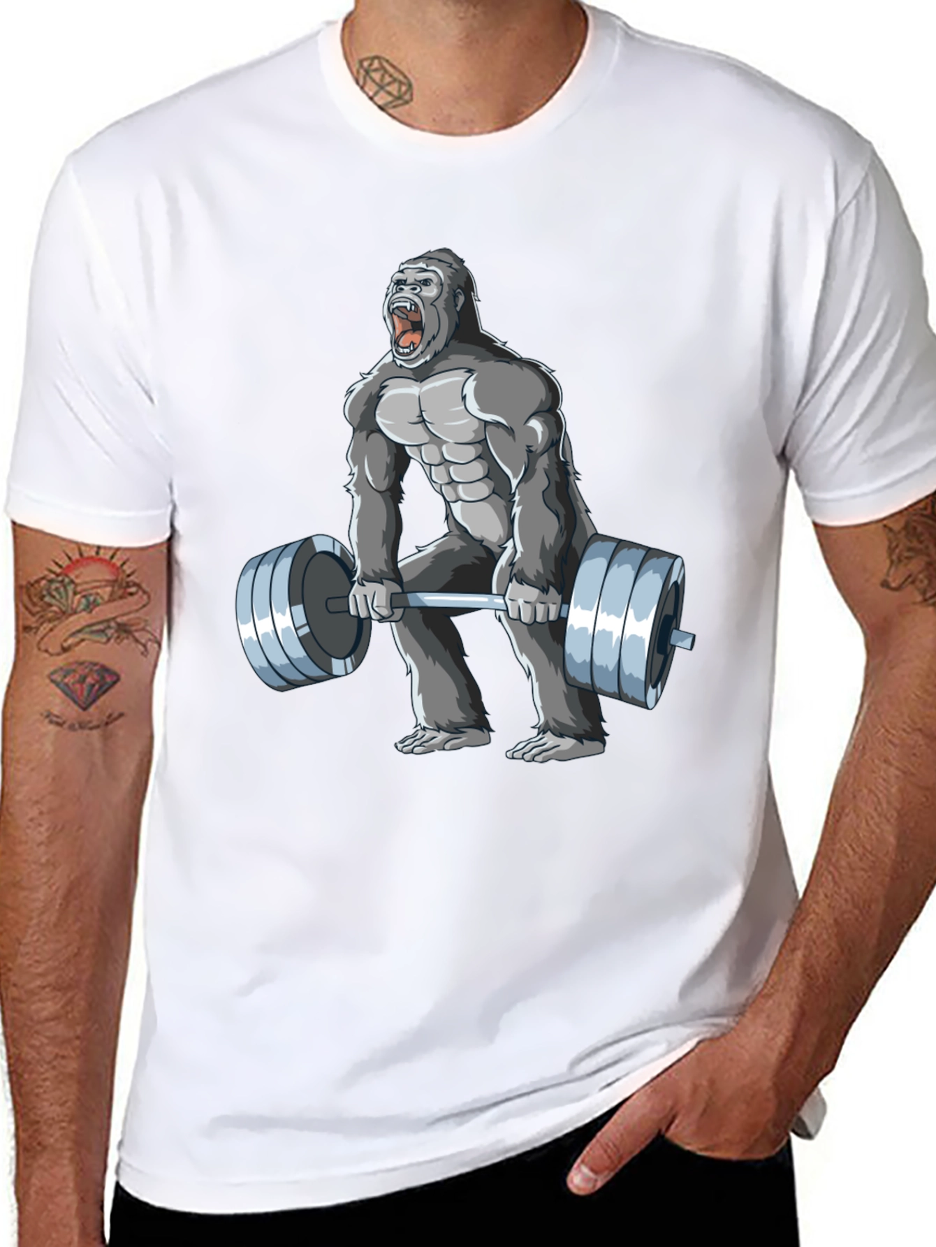 Gorilla Gym T-Shirt - Black