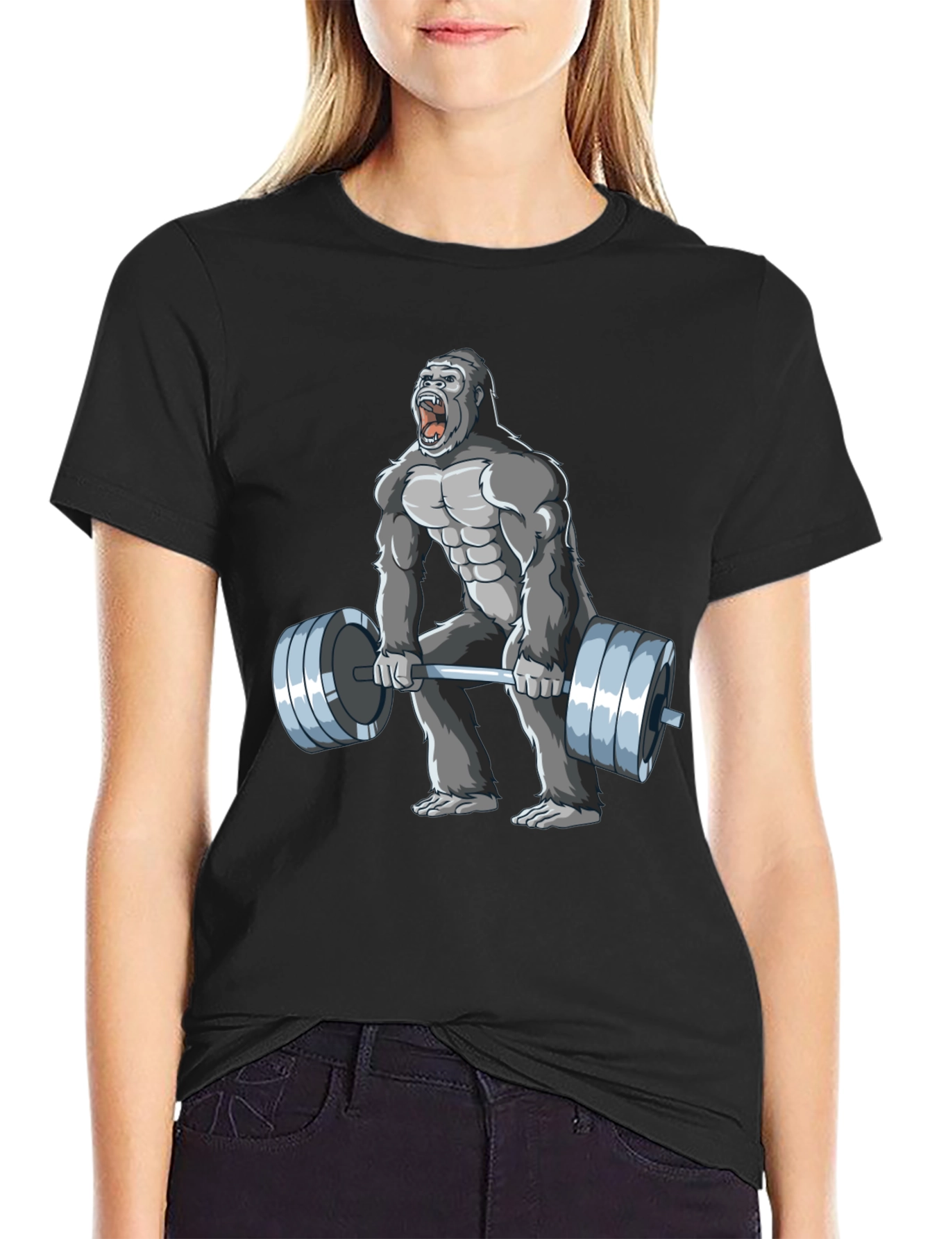 Gorilla Gym T-Shirt - Black