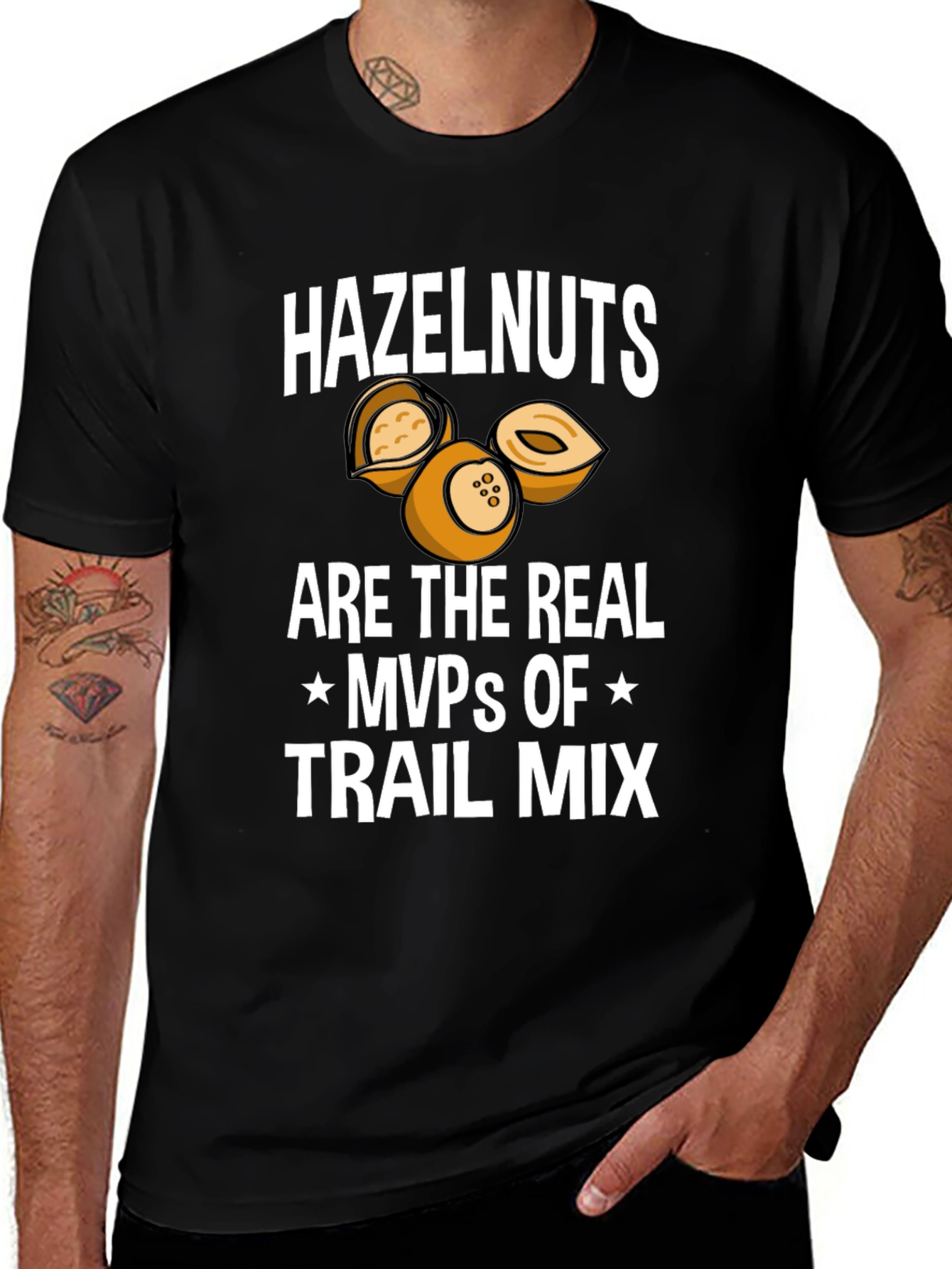 Funny Hazelnut Trail Mix MVP Graphic T-Shirt