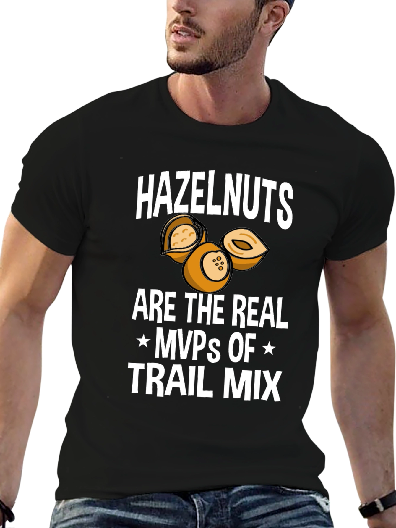 Funny Hazelnut Trail Mix MVP Graphic T-Shirt