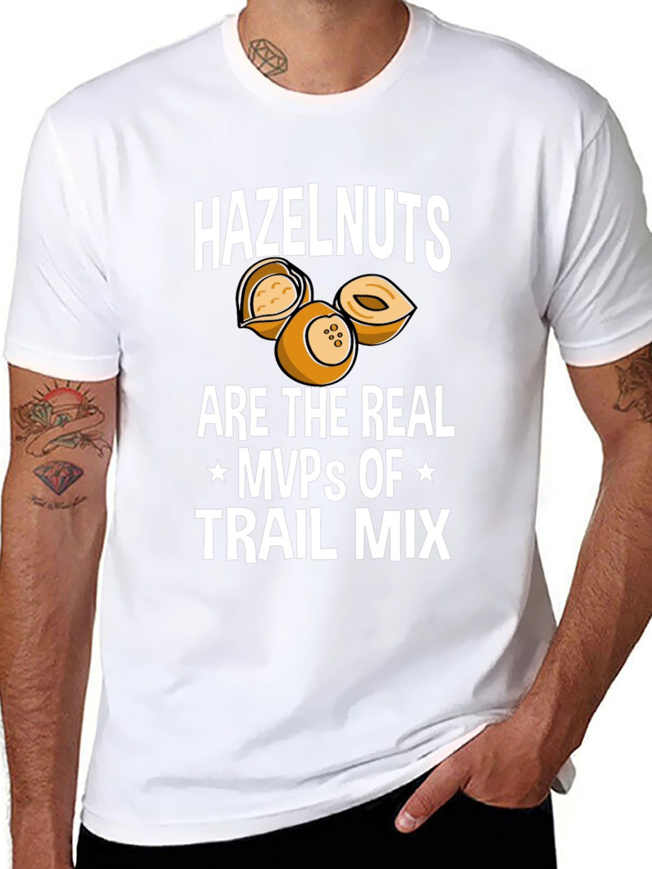 Funny Hazelnut Trail Mix MVP Graphic T-Shirt