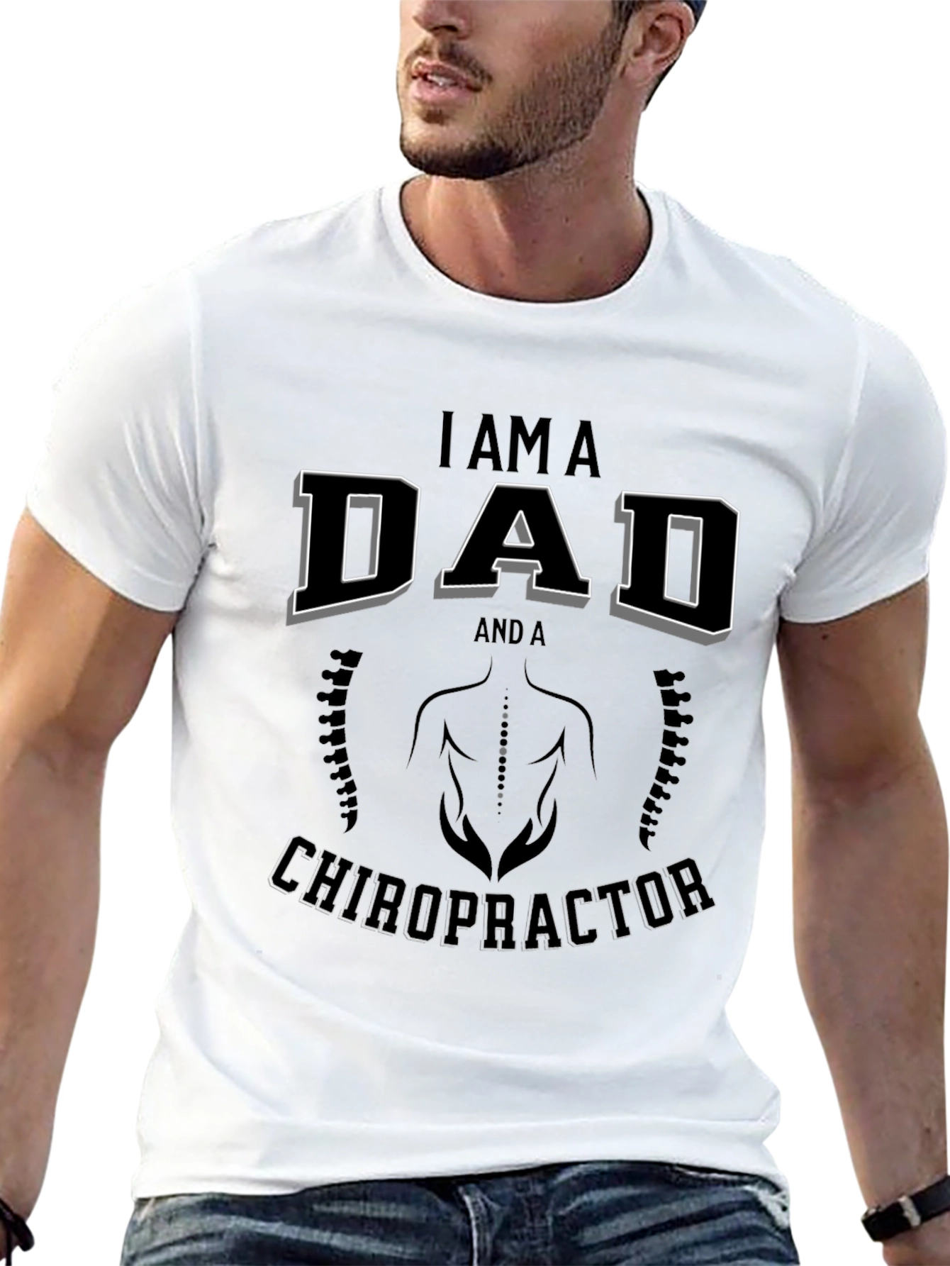 Dad Chiropractor Graphic T-Shirt