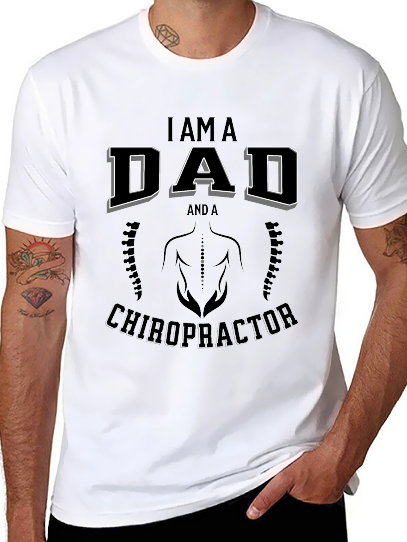 Dad Chiropractor Graphic T-Shirt