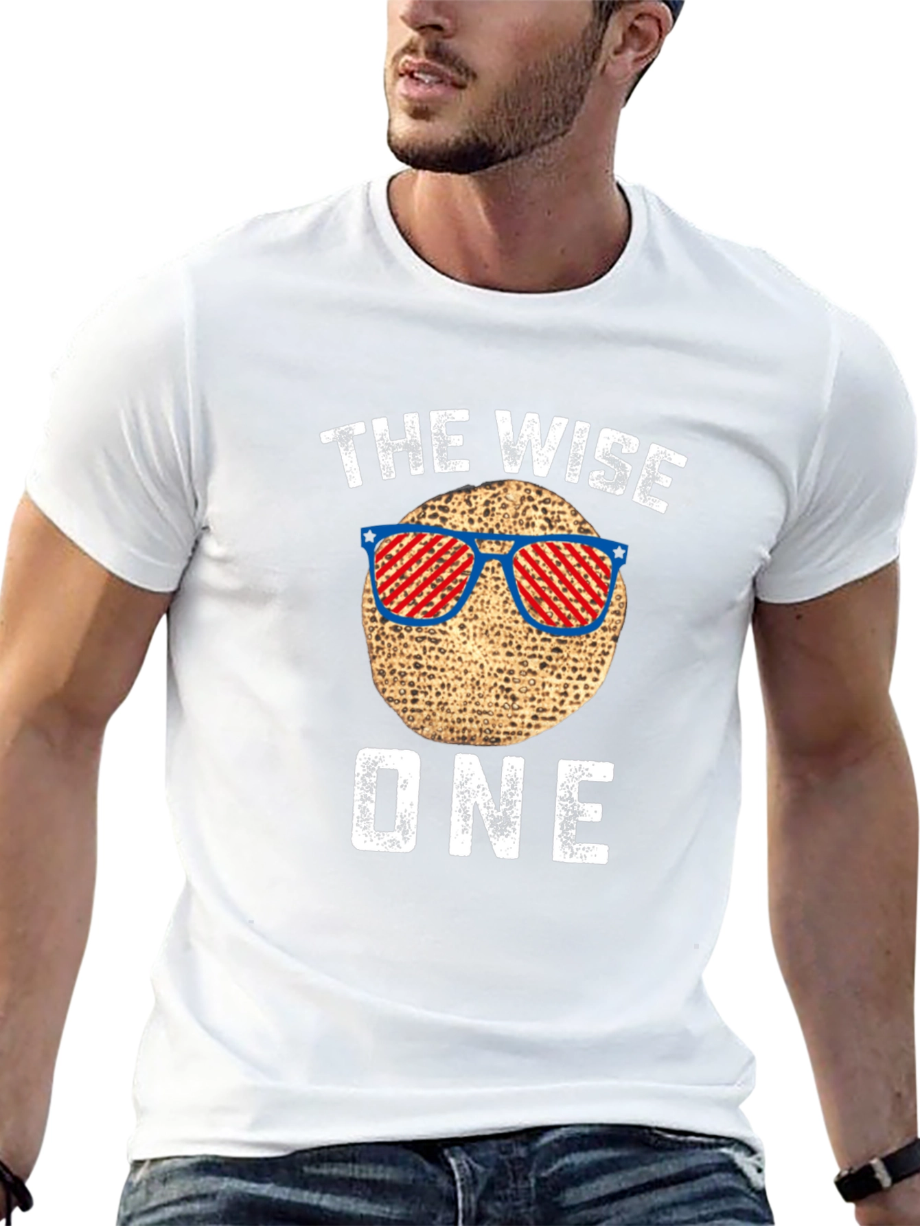 The Wise One Matzah Sunglasses Graphic Tee