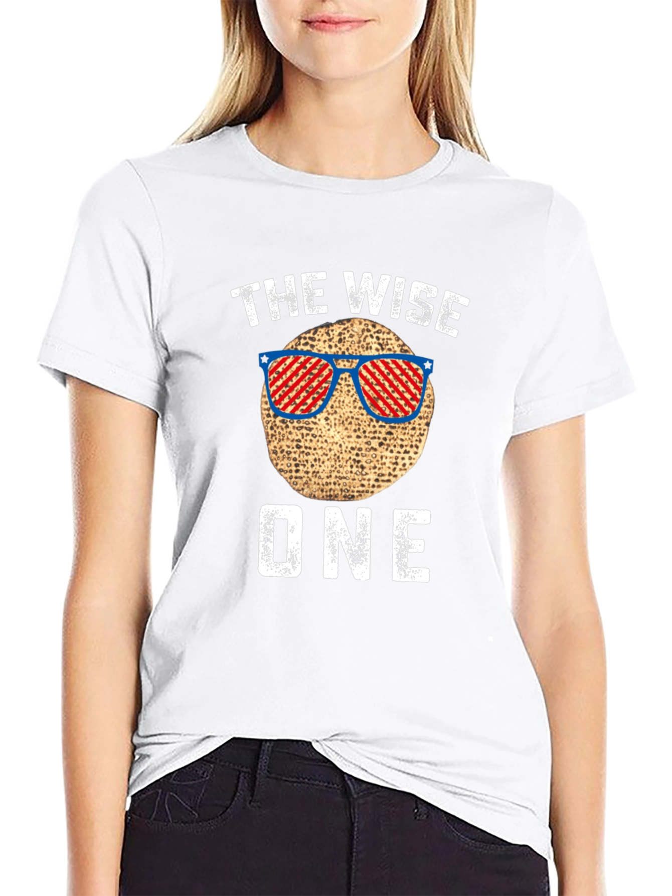 The Wise One Matzah Sunglasses Graphic Tee