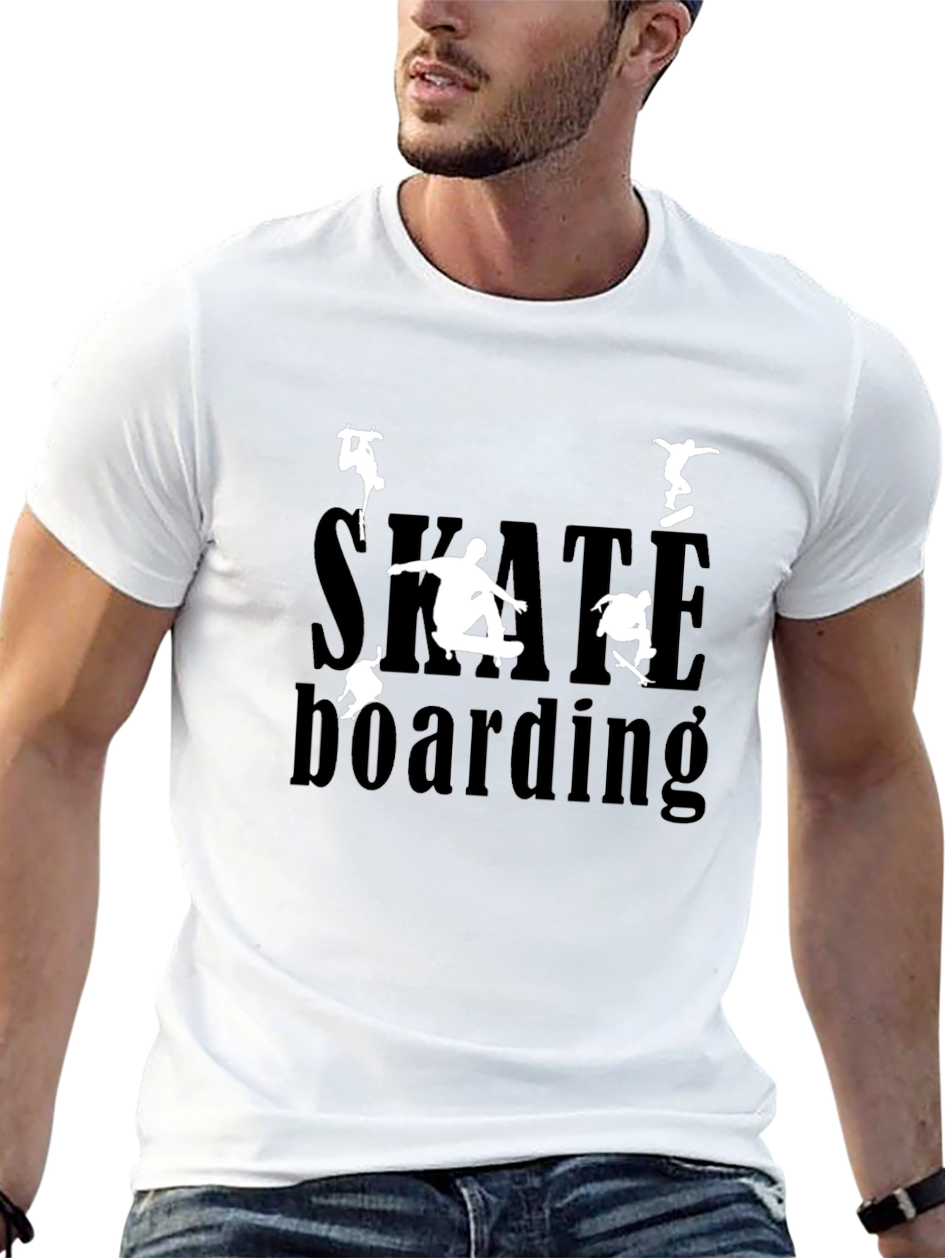 Skateboarding Graphic T-Shirt - Cool Casual Tee
