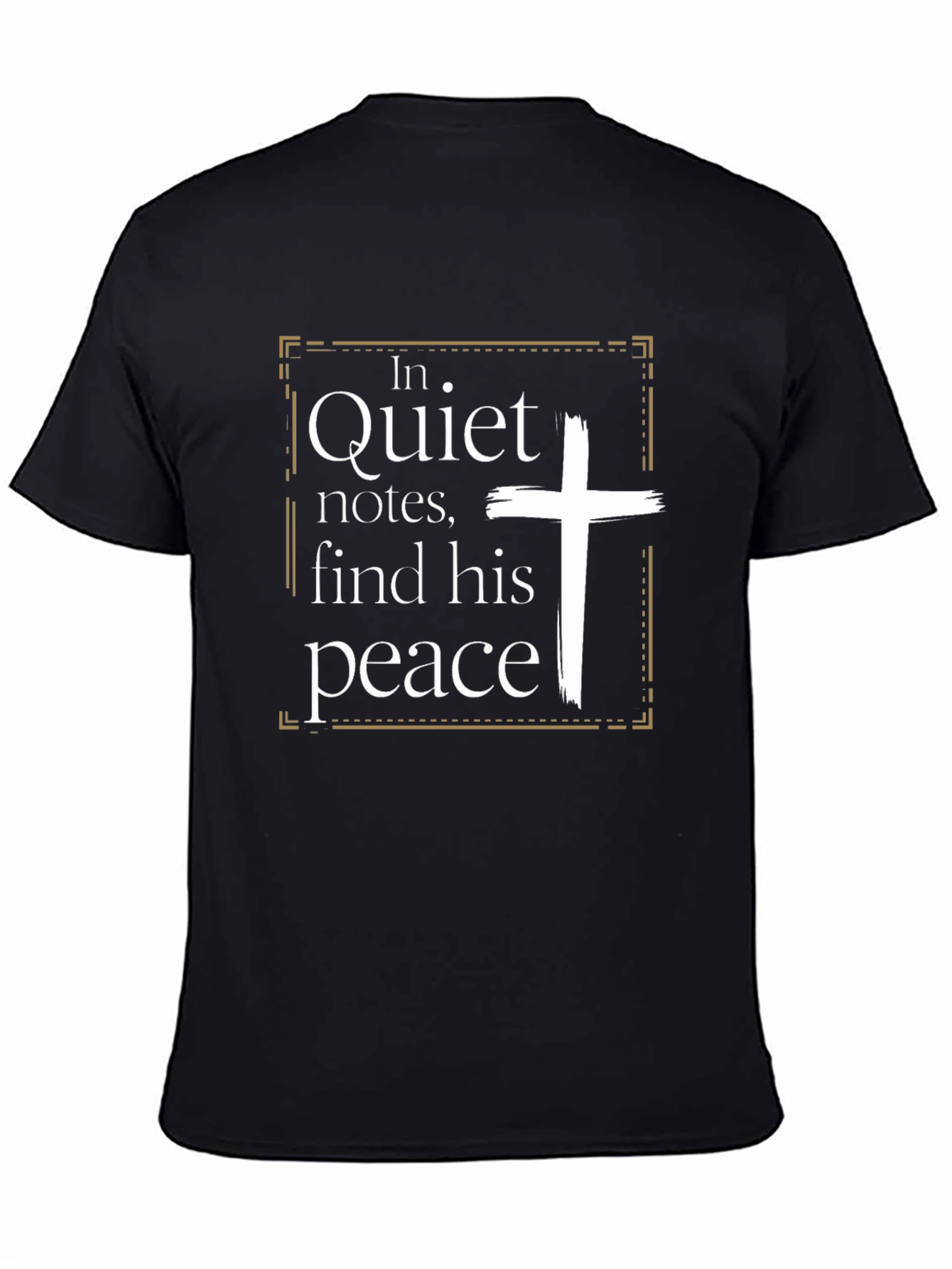 Quiet Notes Find His Peace Christian T-Shirt