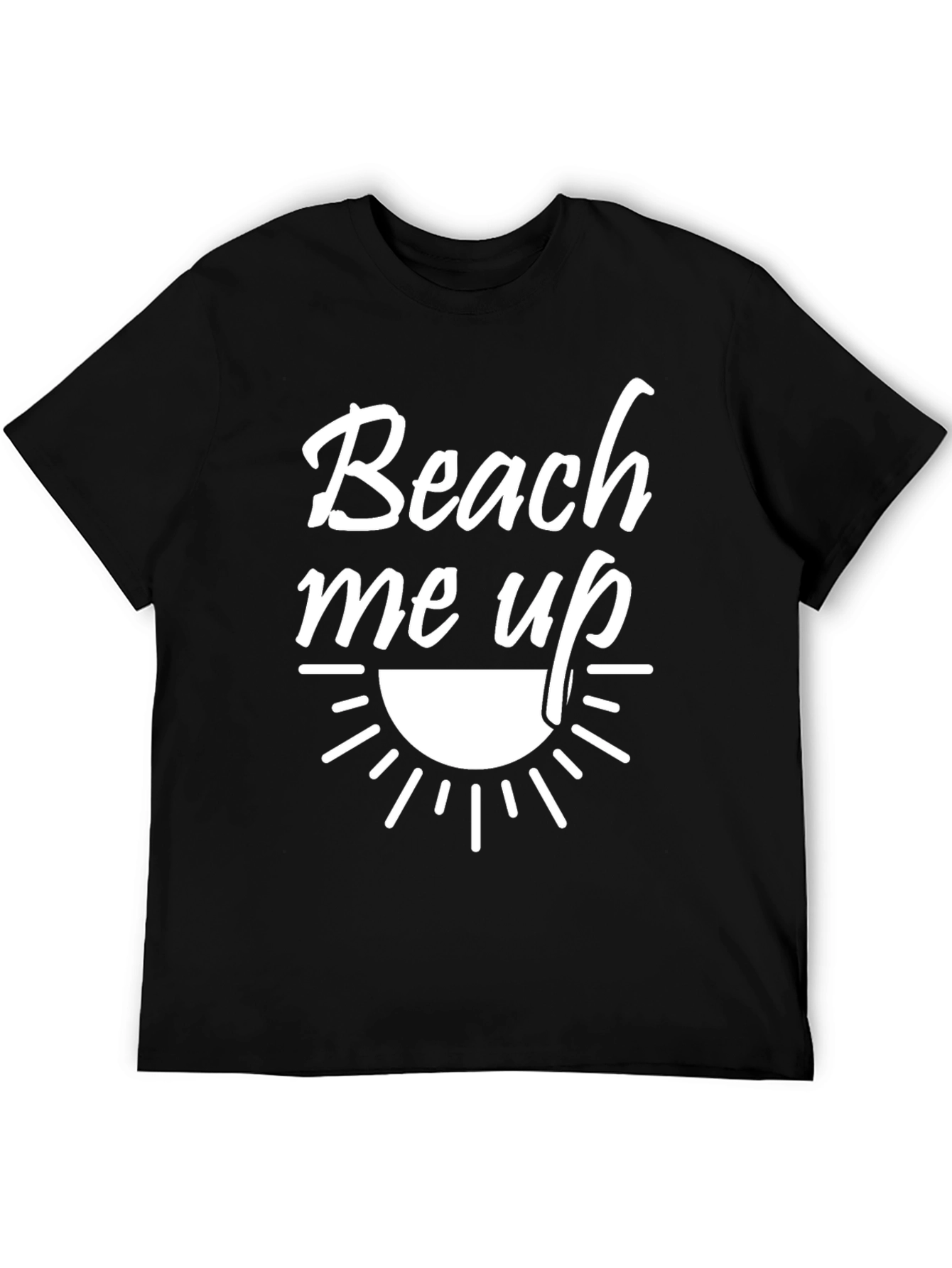 Beach Me Up Black Graphic Tee