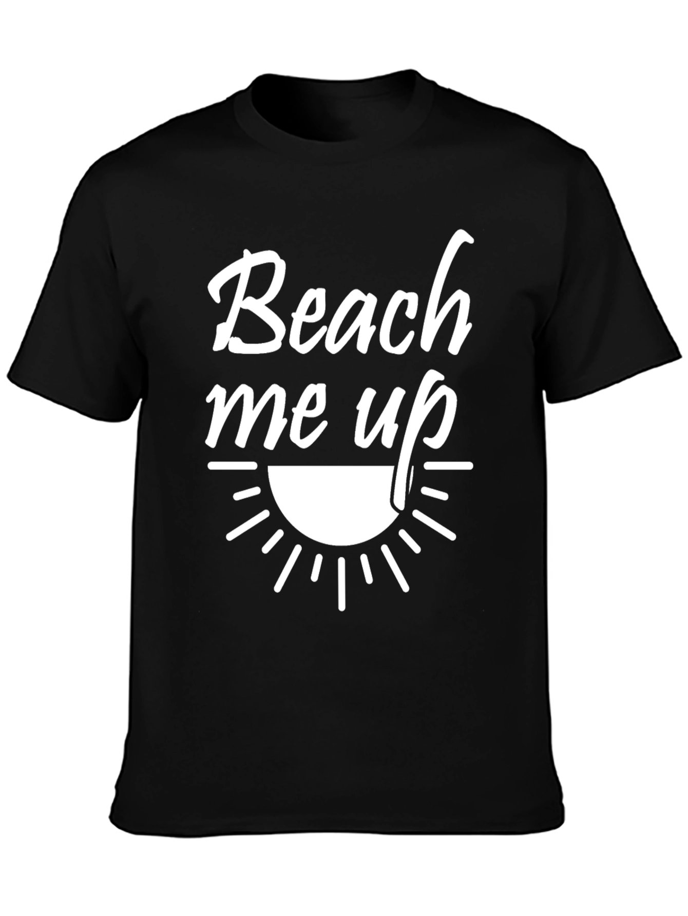 Beach Me Up Black Graphic Tee