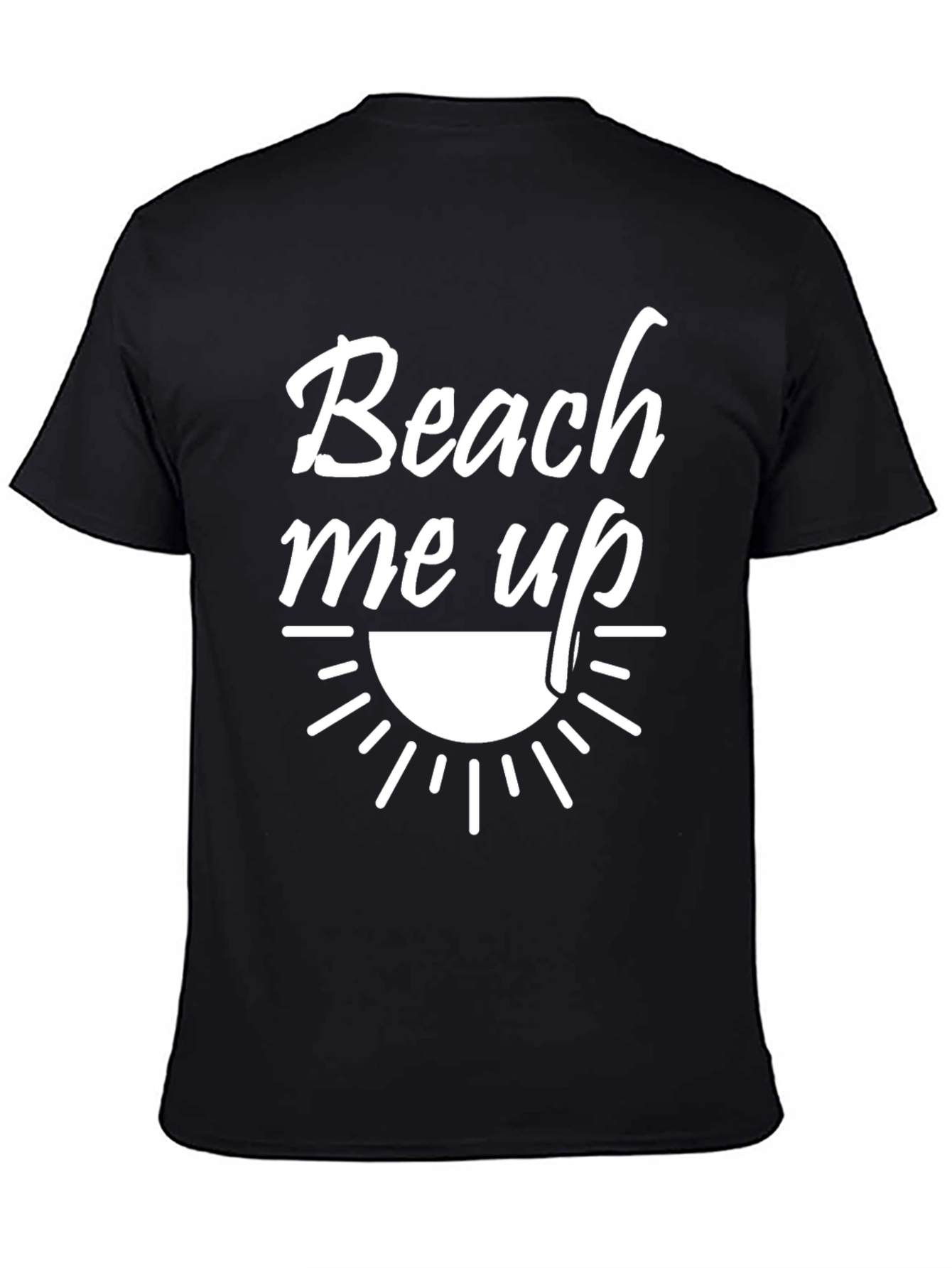 Beach Me Up Black Graphic Tee