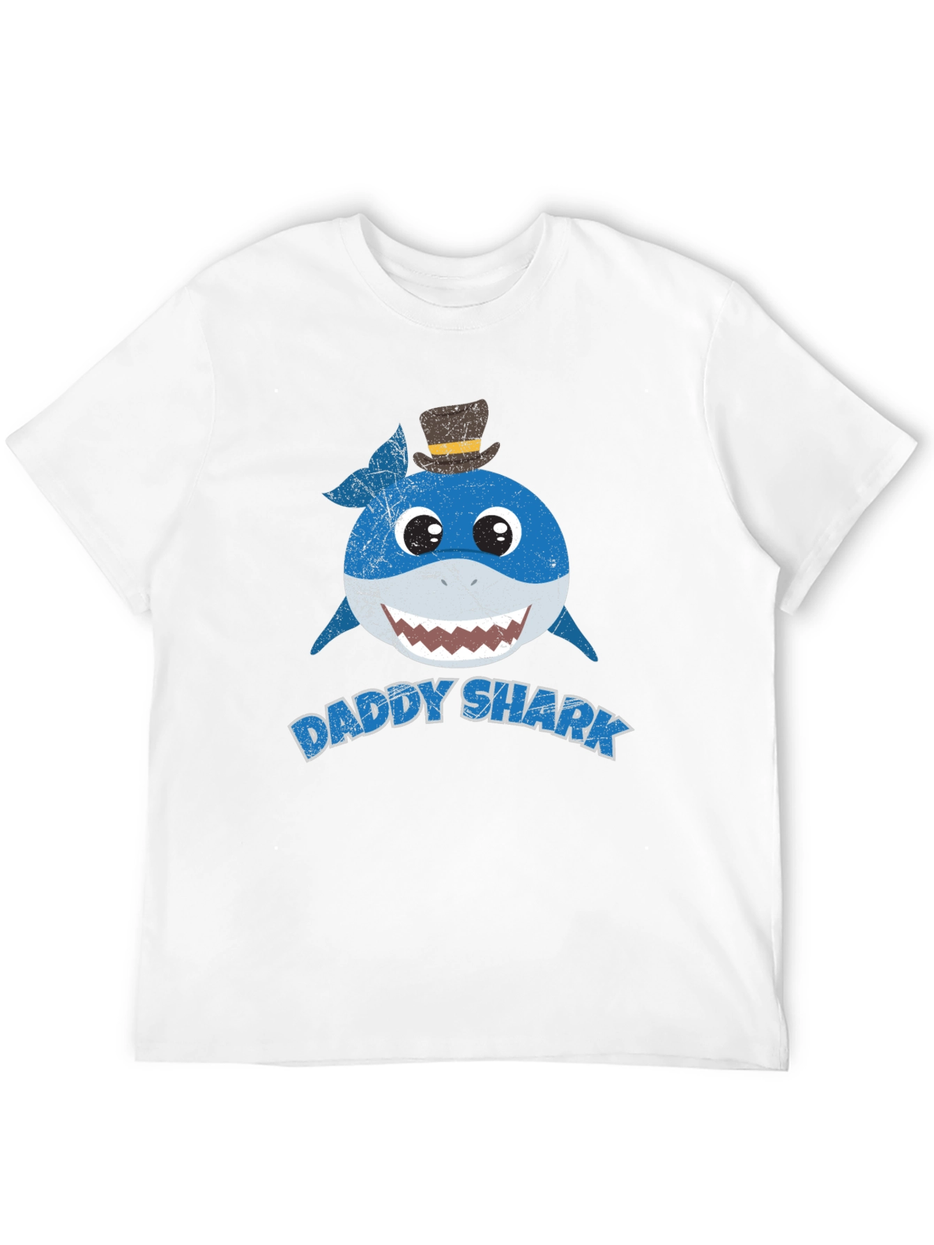 Daddy Shark Graphic Tee - Mens Black T-Shirt