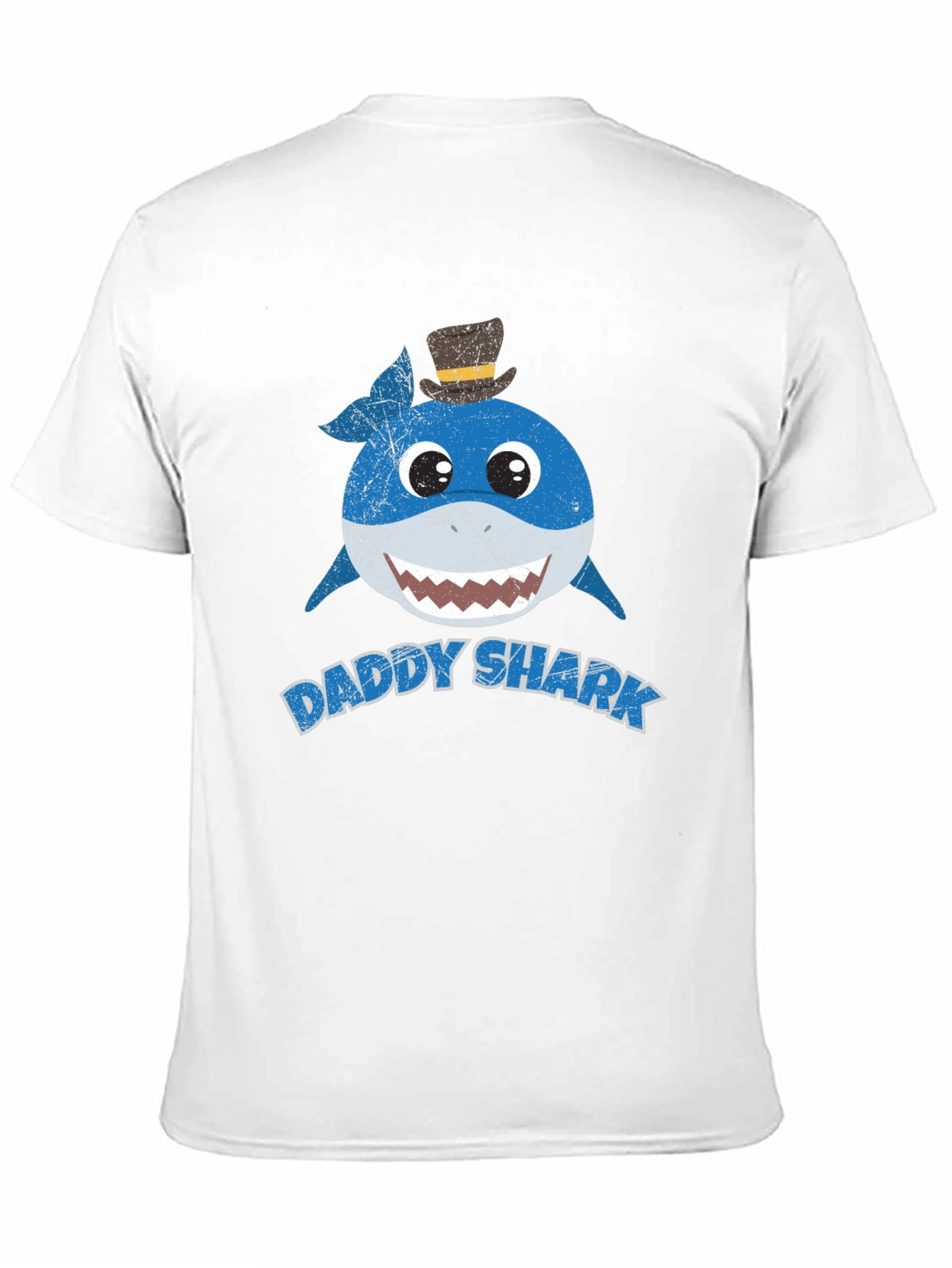 Daddy Shark Graphic Tee - Mens Black T-Shirt