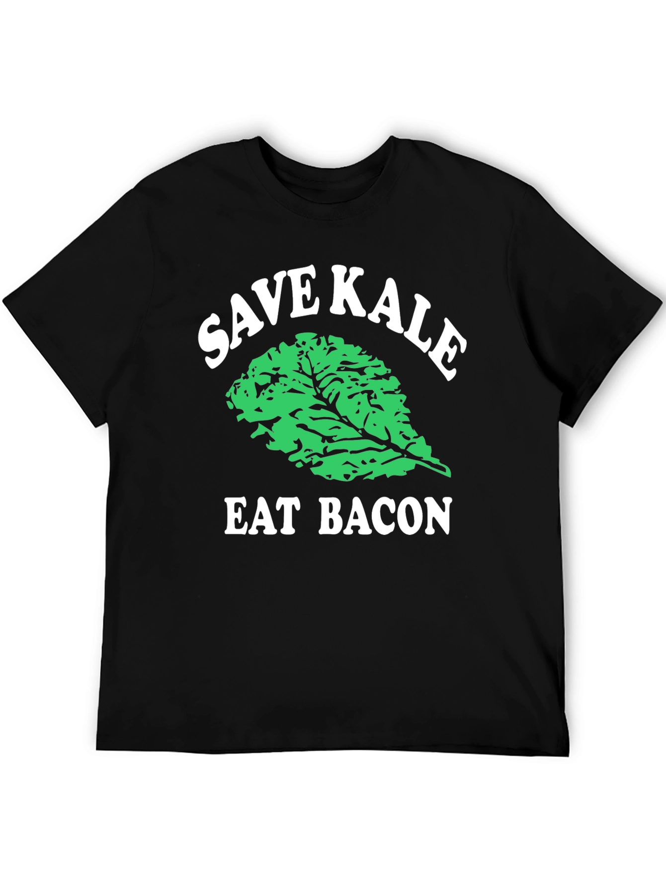 Save Kale Eat Bacon Graphic Tee