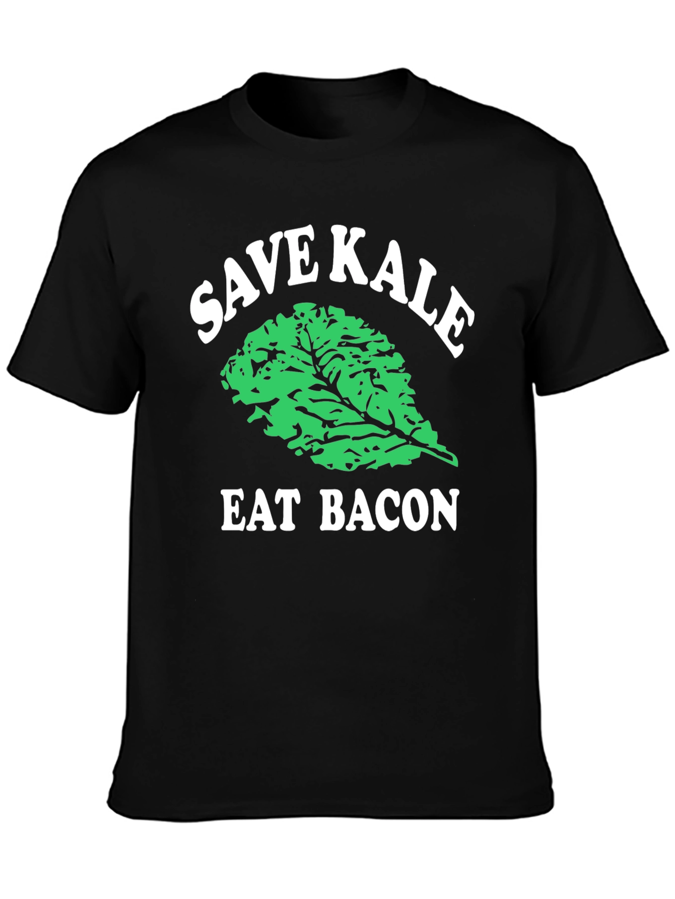 Save Kale Eat Bacon Graphic Tee