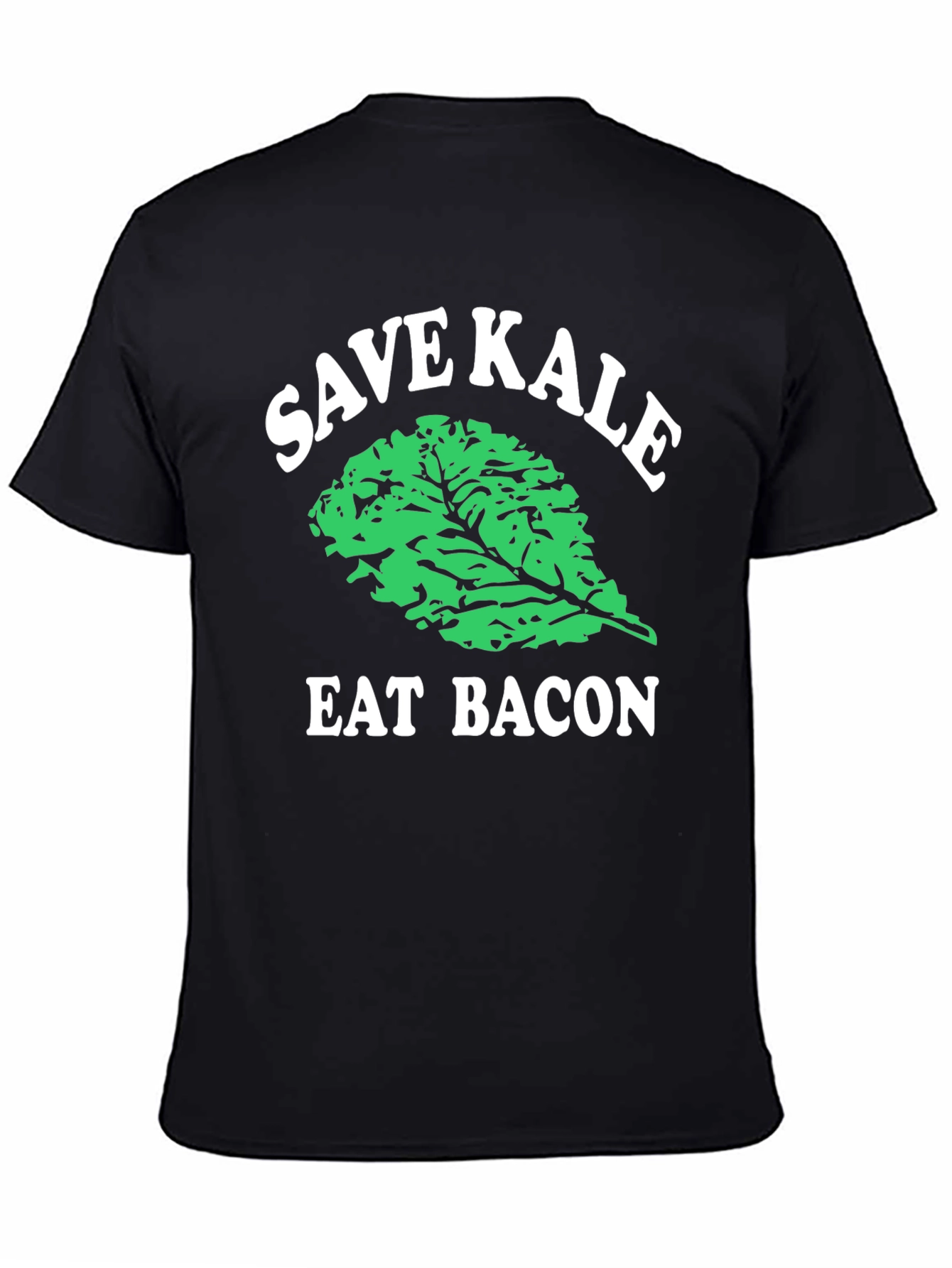 Save Kale Eat Bacon Graphic Tee