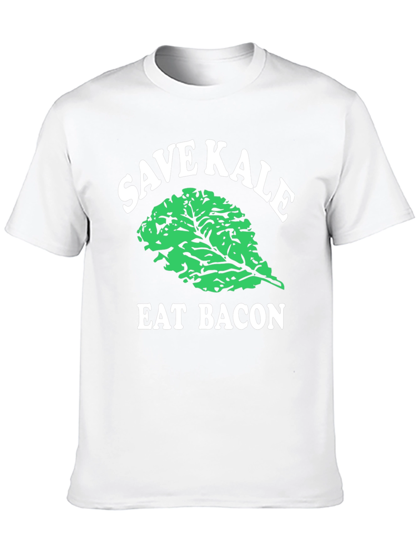 Save Kale Eat Bacon Graphic Tee