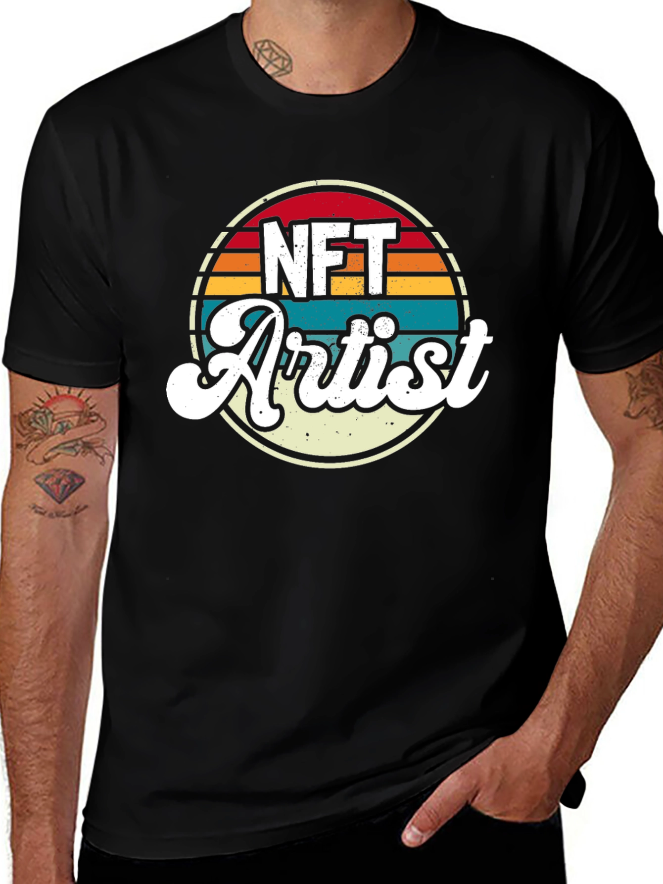 NFT Artist Retro T-Shirt