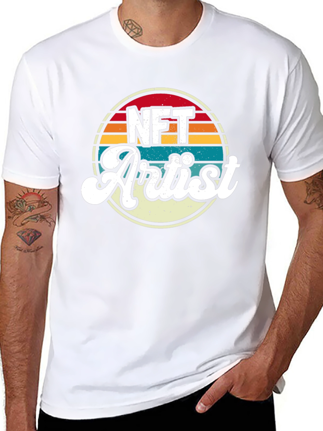 NFT Artist Retro T-Shirt
