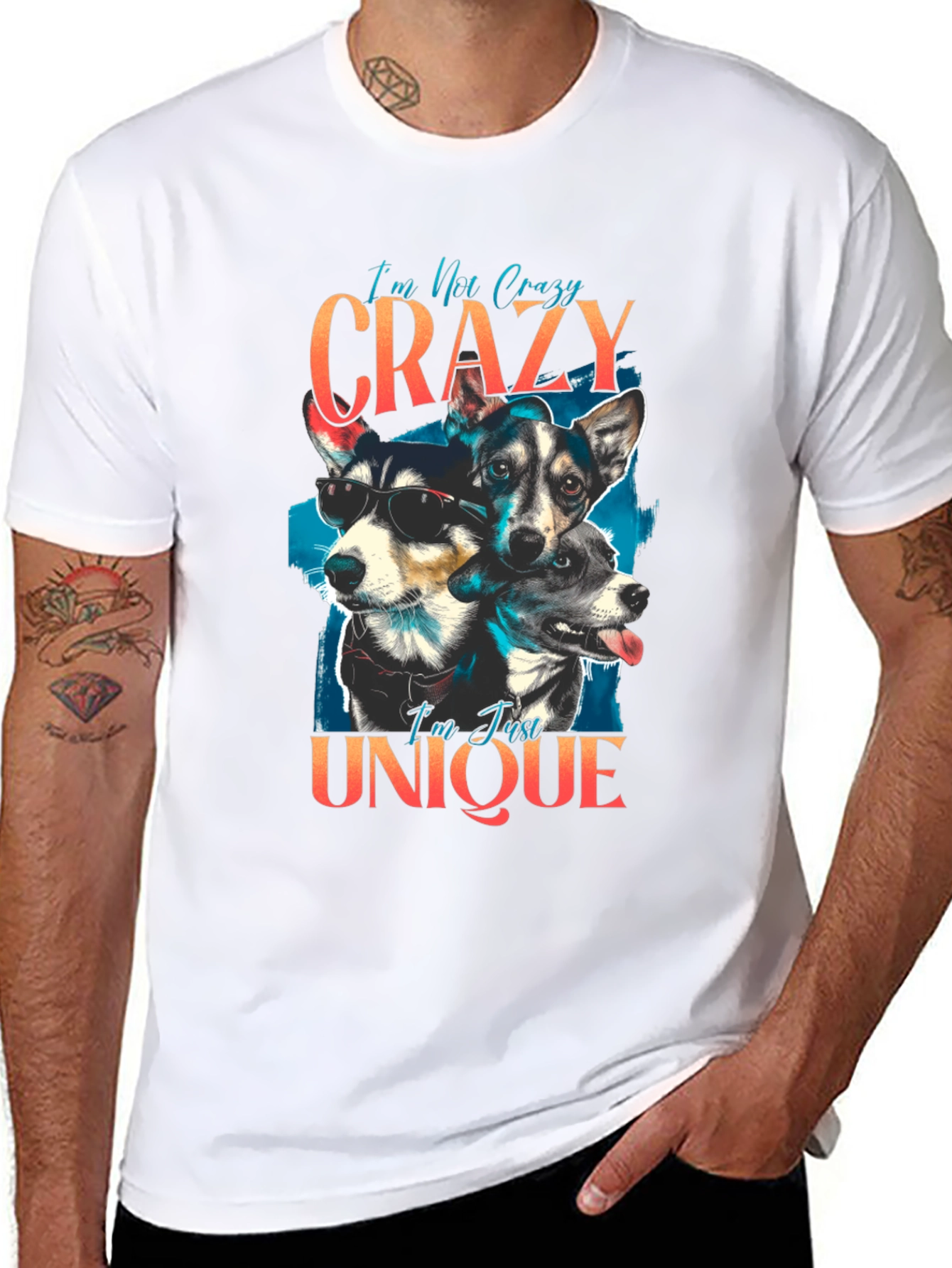 Crazy Unique Dog Lover T-Shirt