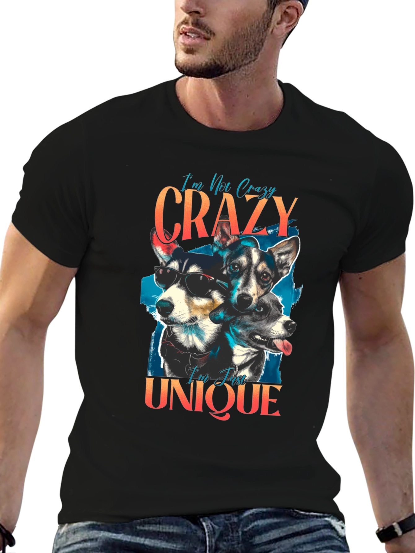 Crazy Unique Dog Lover T-Shirt