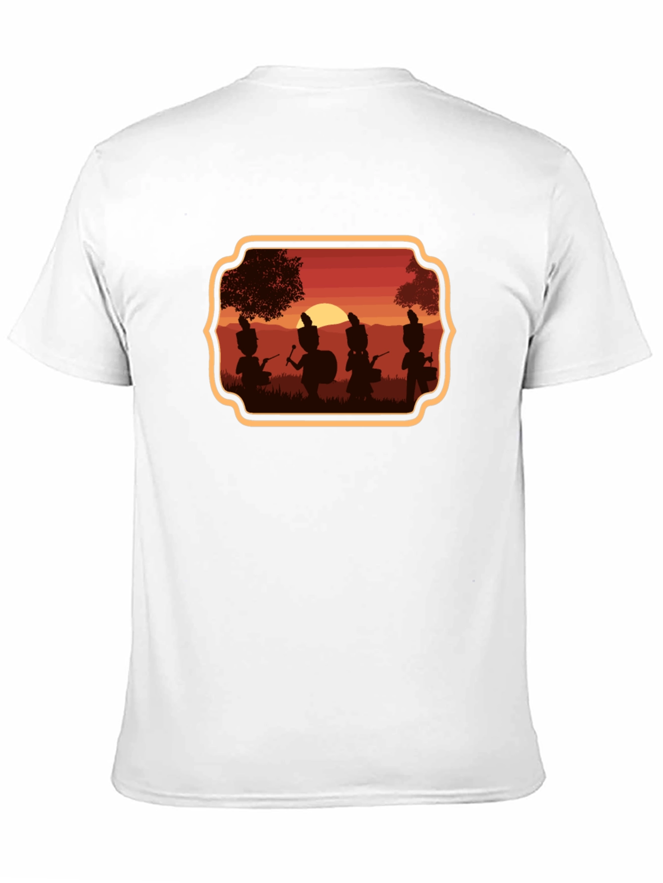 Marching Band Sunset Graphic T-Shirt