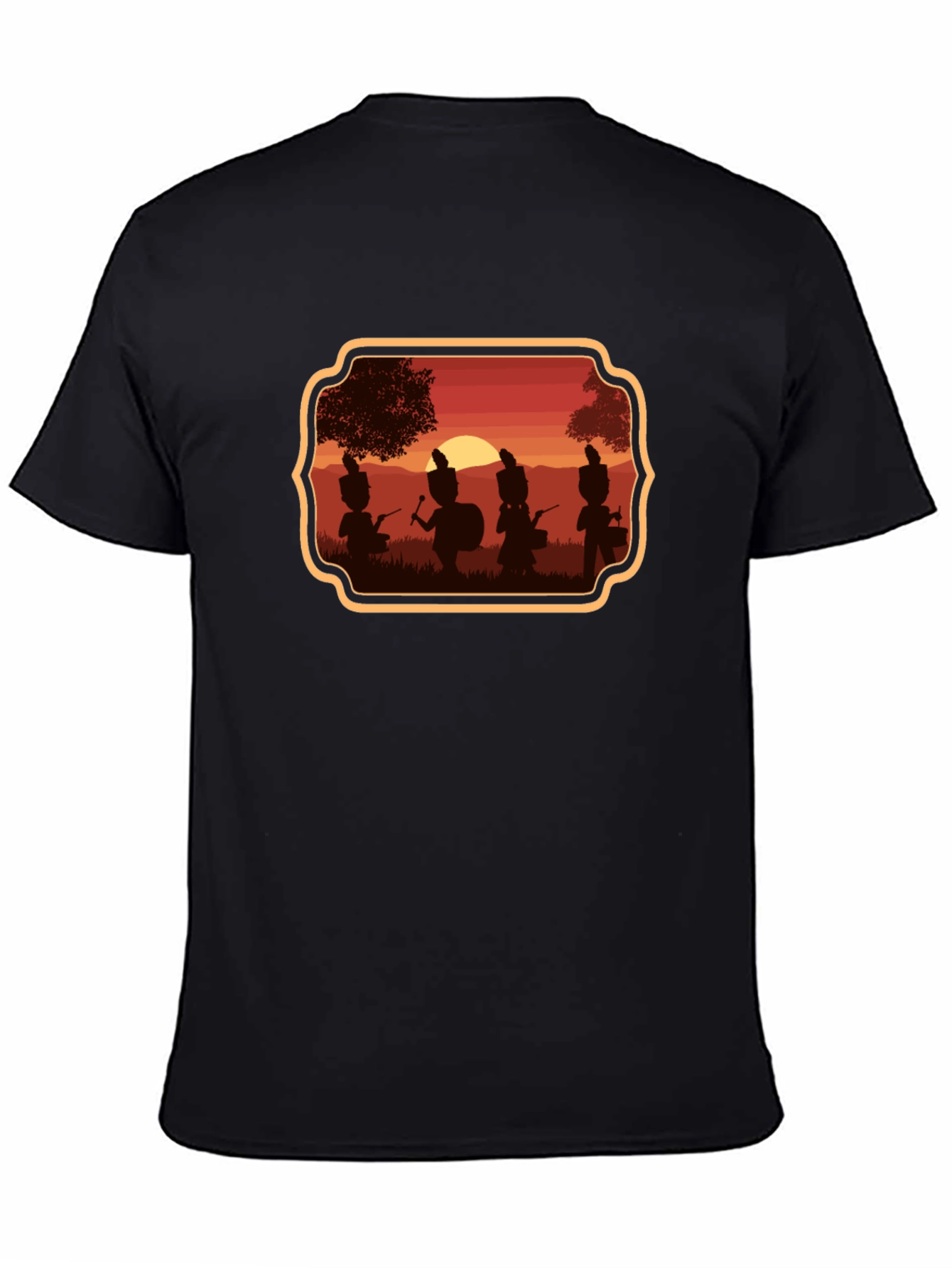 Marching Band Sunset Graphic T-Shirt