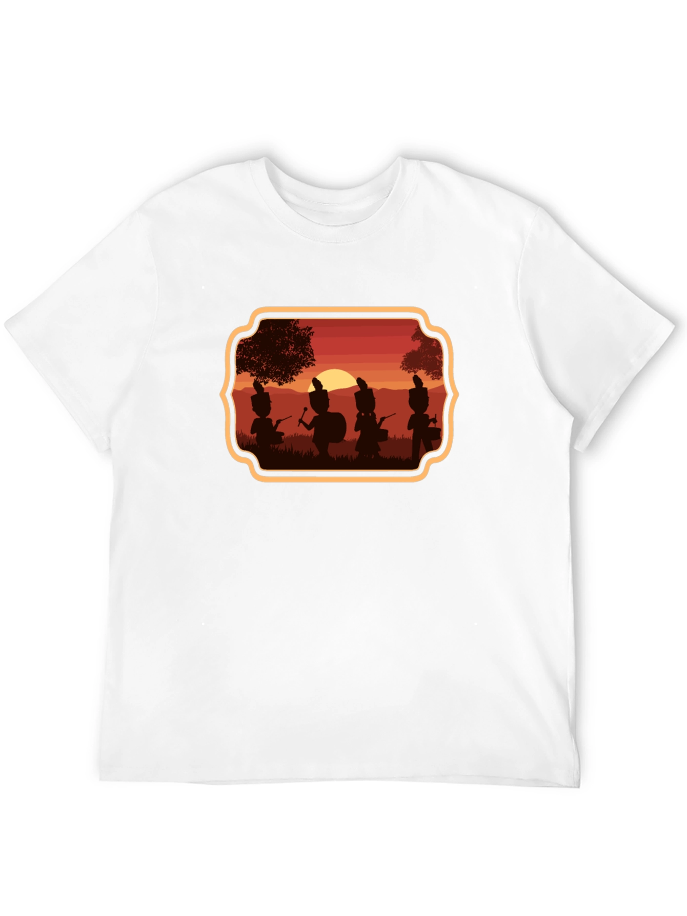 Marching Band Sunset Graphic T-Shirt