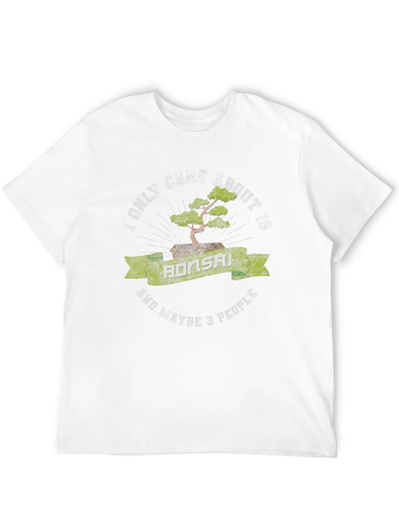 Bonsai and 3 People Graphic T-Shirt