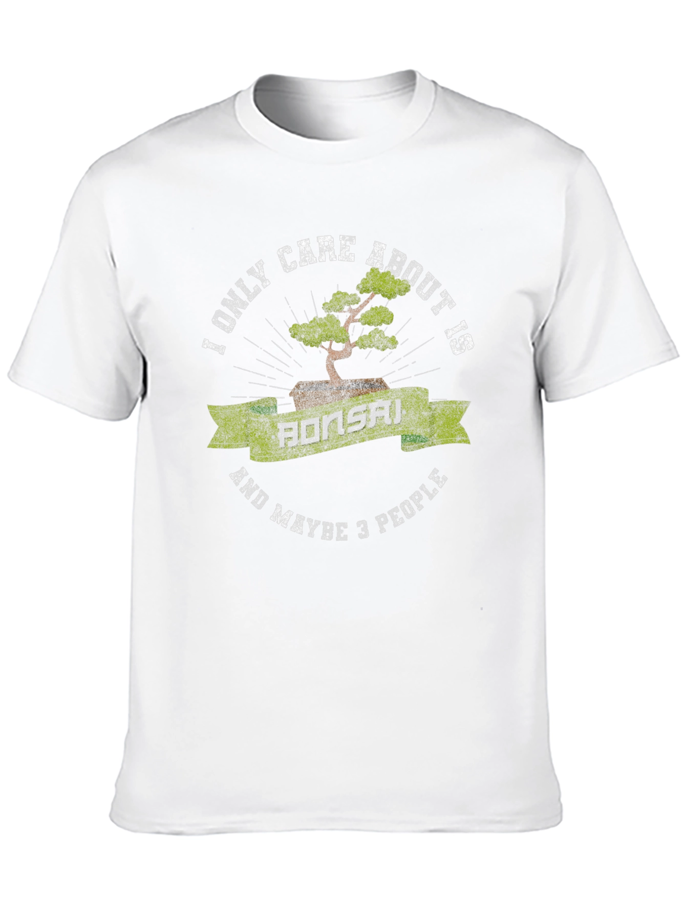 Bonsai and 3 People Graphic T-Shirt