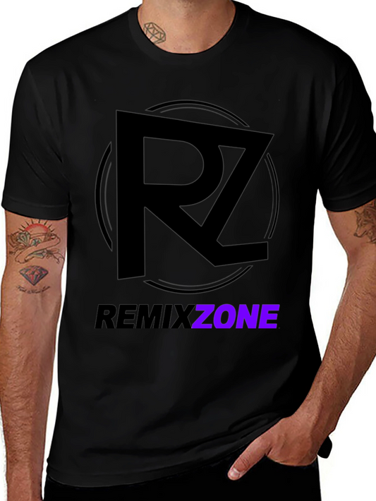 Remix Zone Black T-Shirt - Modern Graphic Tee