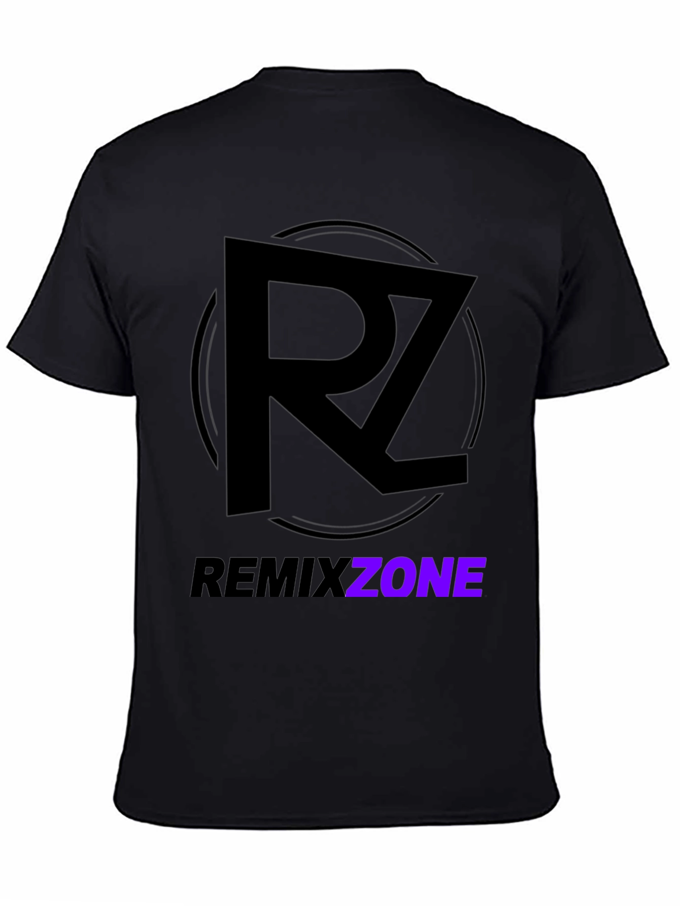 Remix Zone Black T-Shirt - Modern Graphic Tee