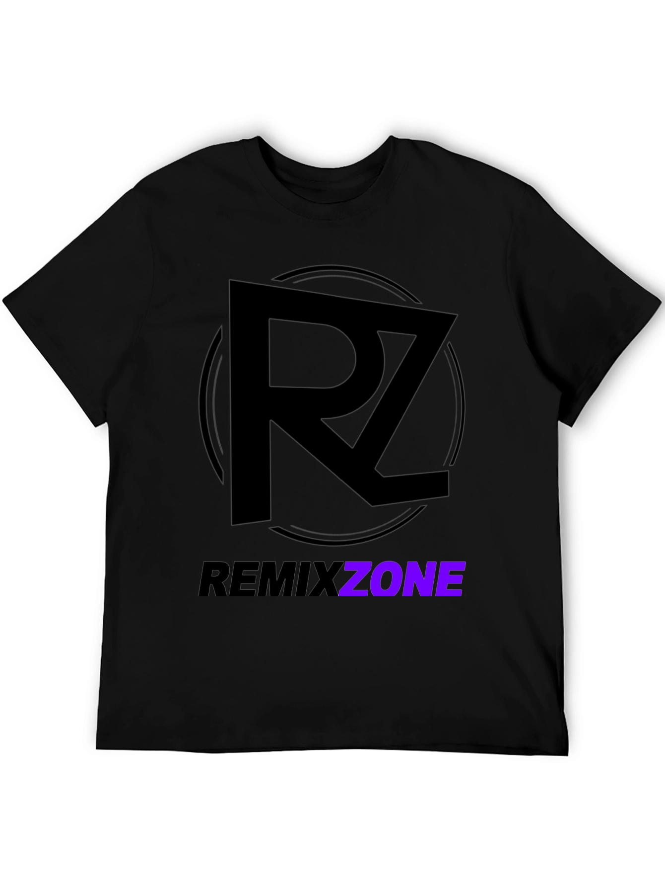 Remix Zone Black T-Shirt - Modern Graphic Tee