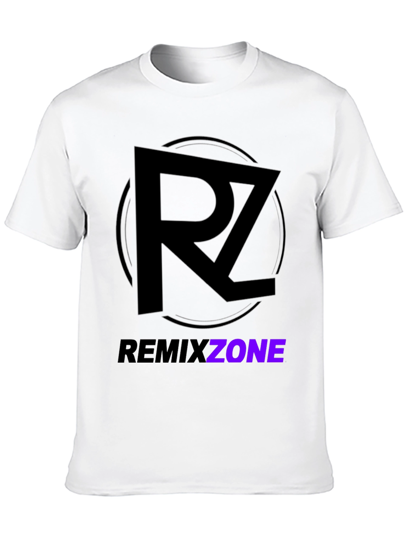 Remix Zone Black T-Shirt - Modern Graphic Tee