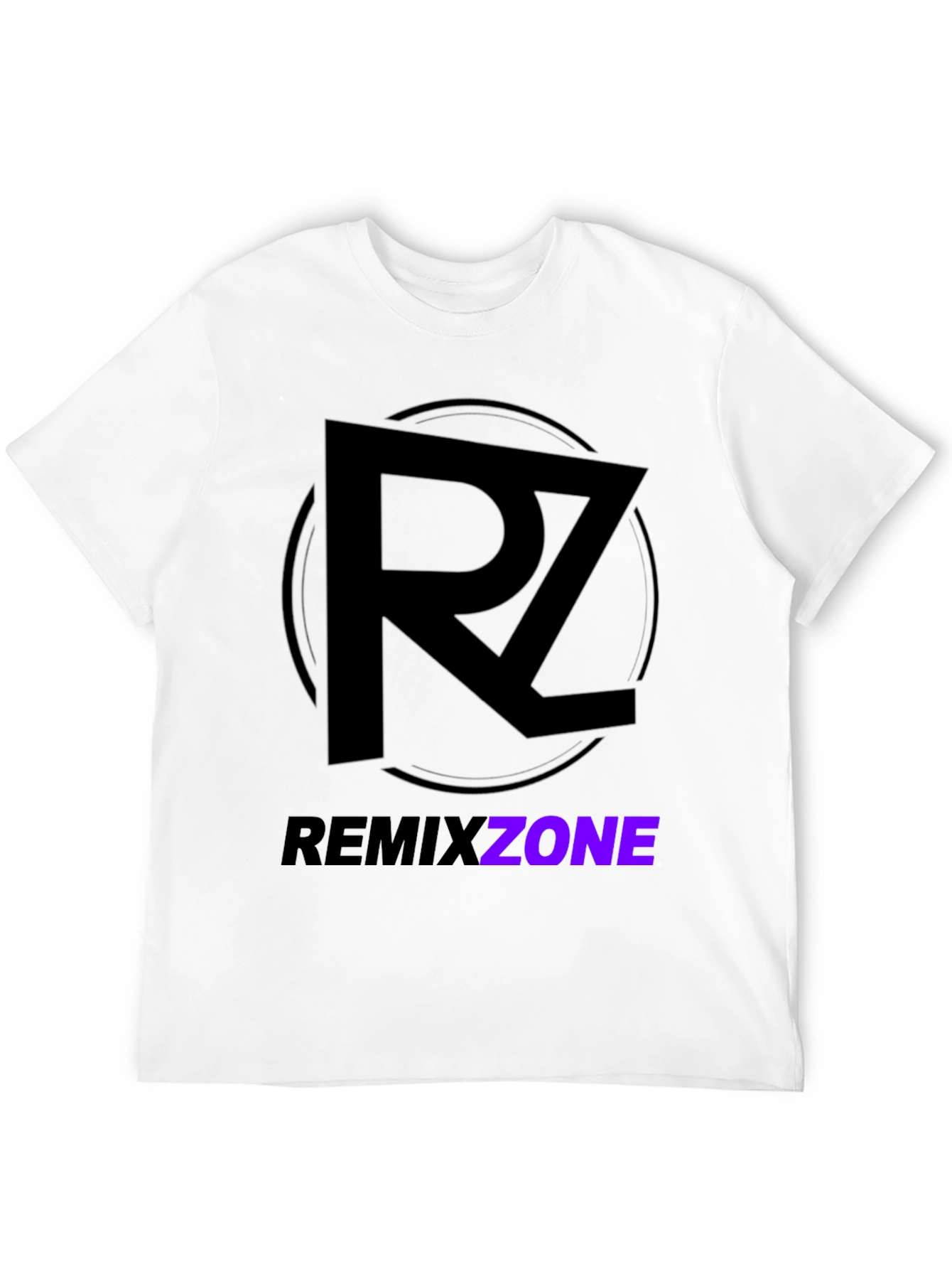 Remix Zone Black T-Shirt - Modern Graphic Tee